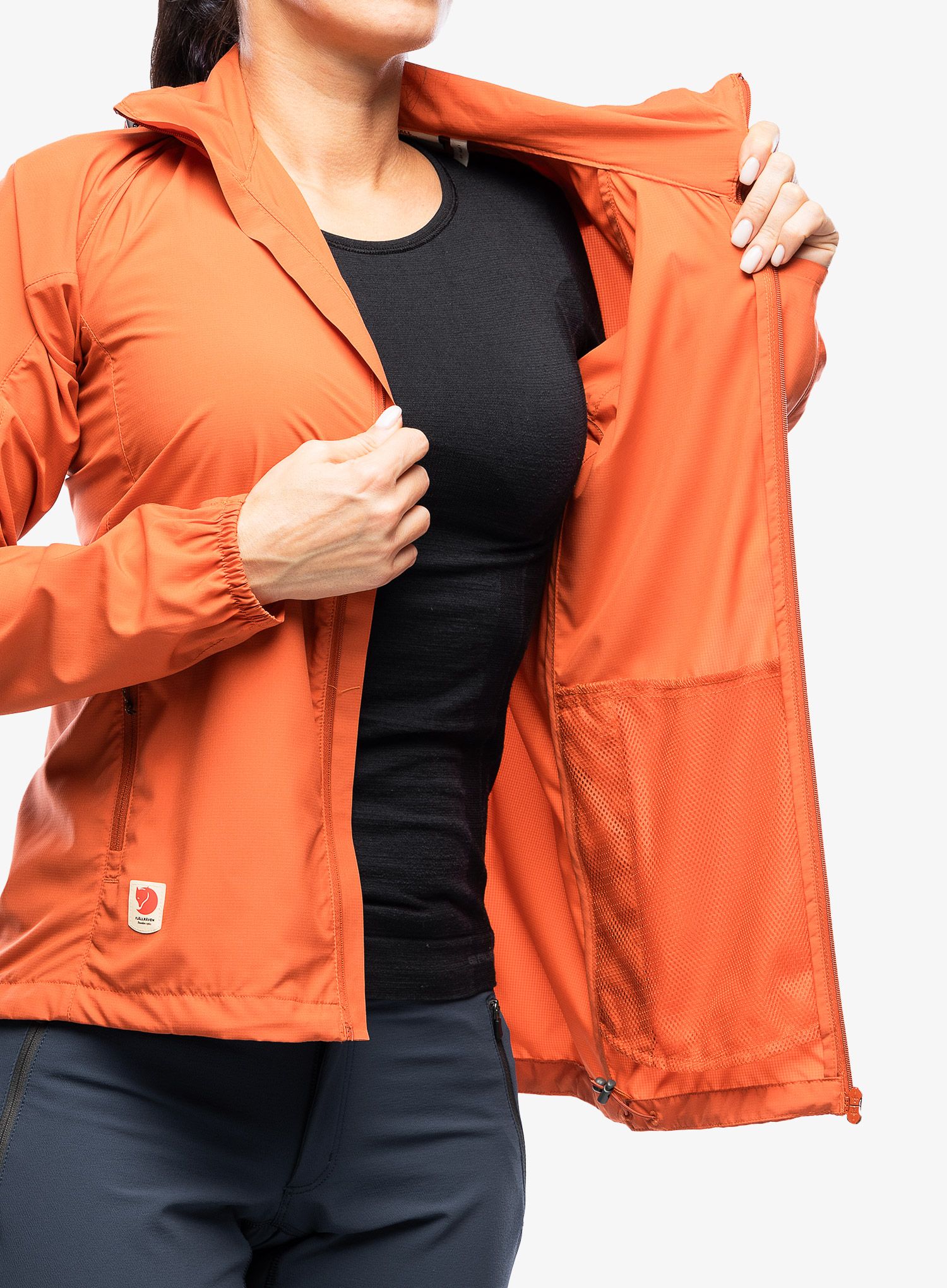 Ženska jakna Fjallraven High Coast Lite Jacket - rowan red