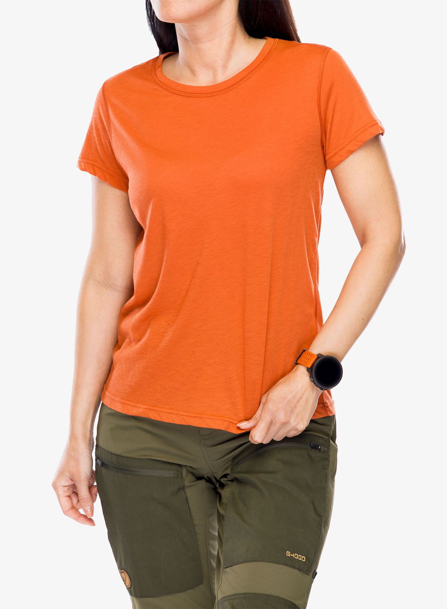 Ženska majica Fjallraven High Coast Lite T-shirt - rowan red
