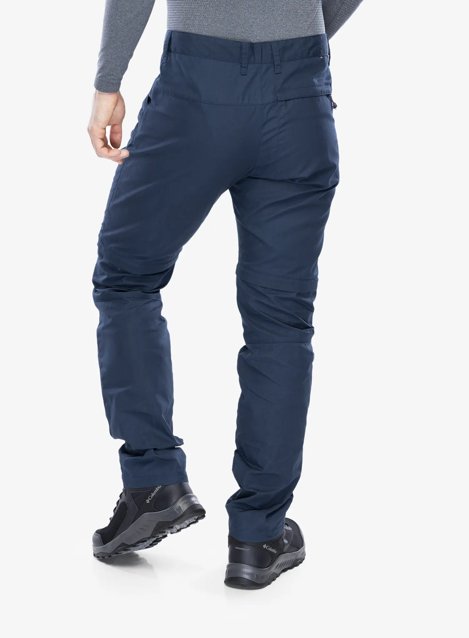 Trekking hlače Fjallraven High Coast Zip-Off Trousers - navy