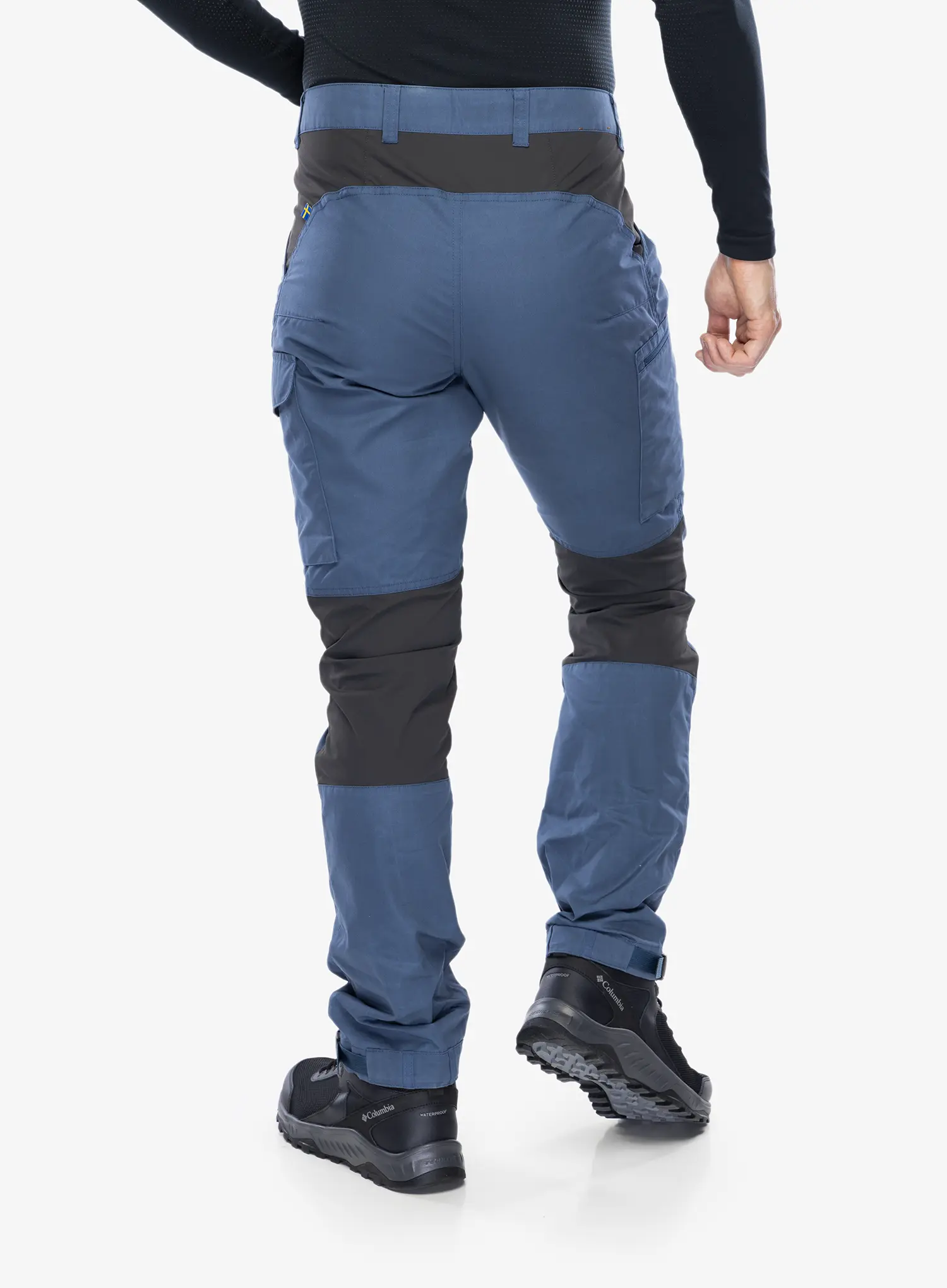 Planinarske hlače Fjallraven Kaipak Trousers - uncle blue/grey