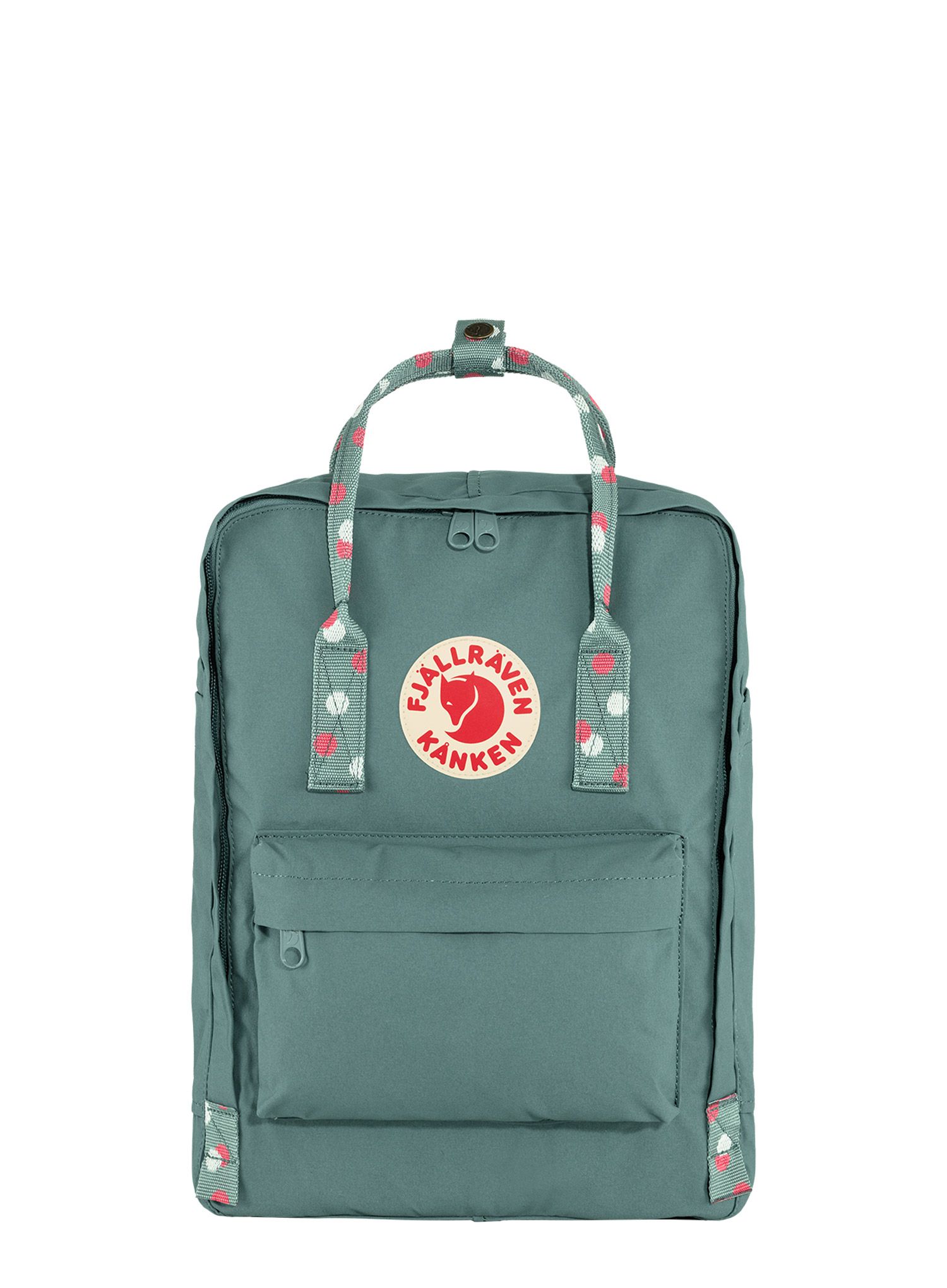Ruksak Fjallraven Kanken - frost green/confetti pattern