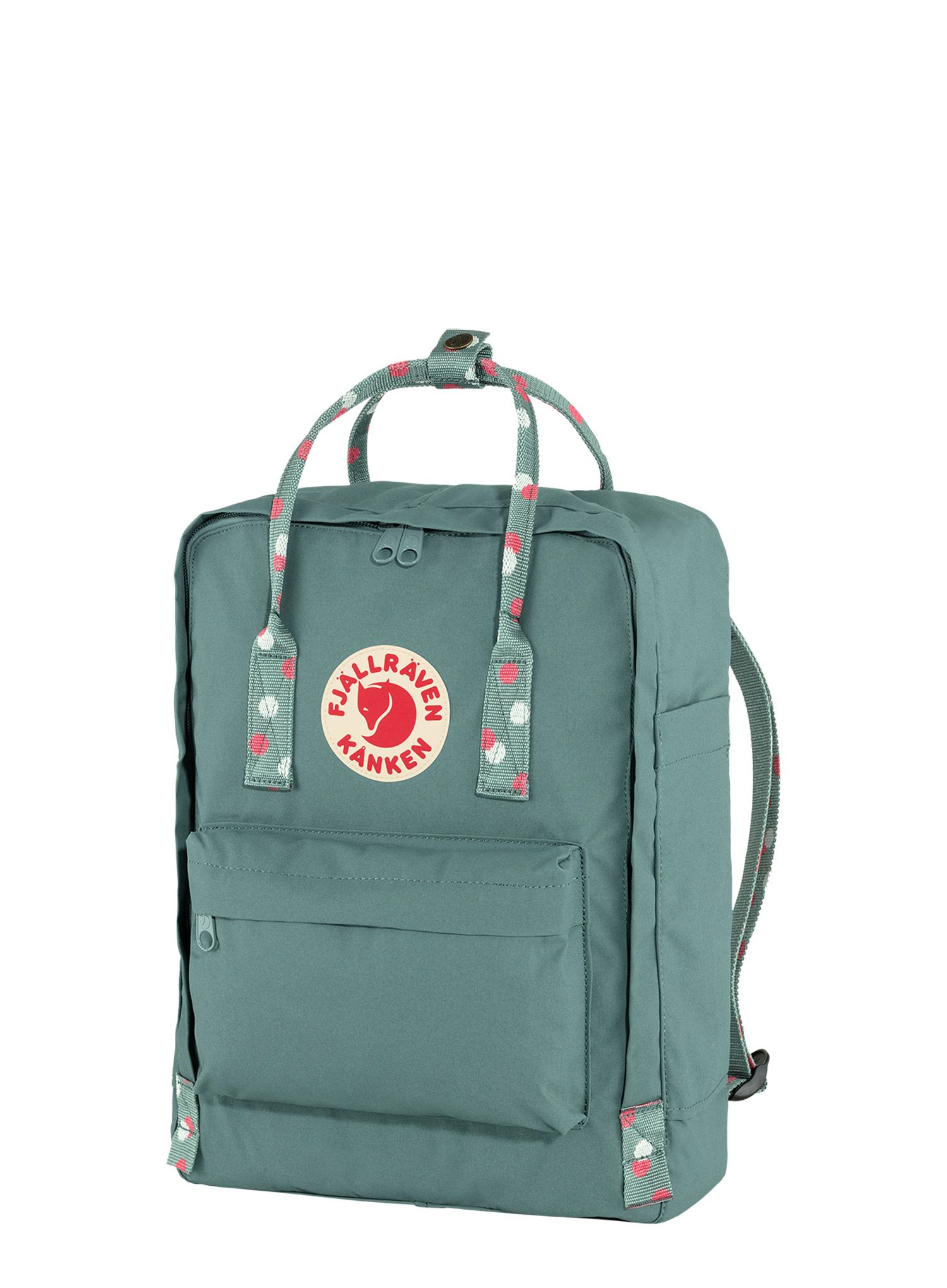 Ruksak Fjallraven Kanken - frost green/confetti pattern