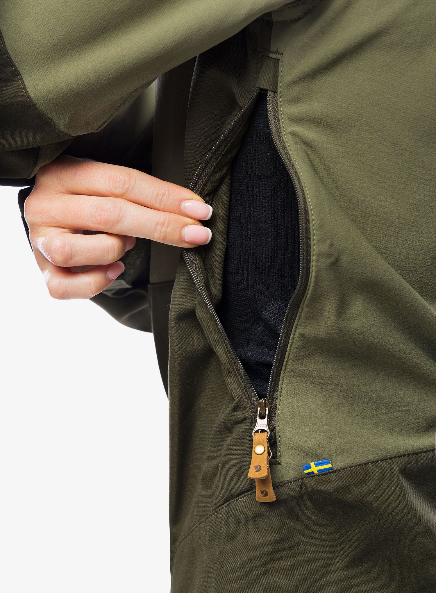 Ženska jakna Fjallraven Keb Jacket - deep forest/laurel green
