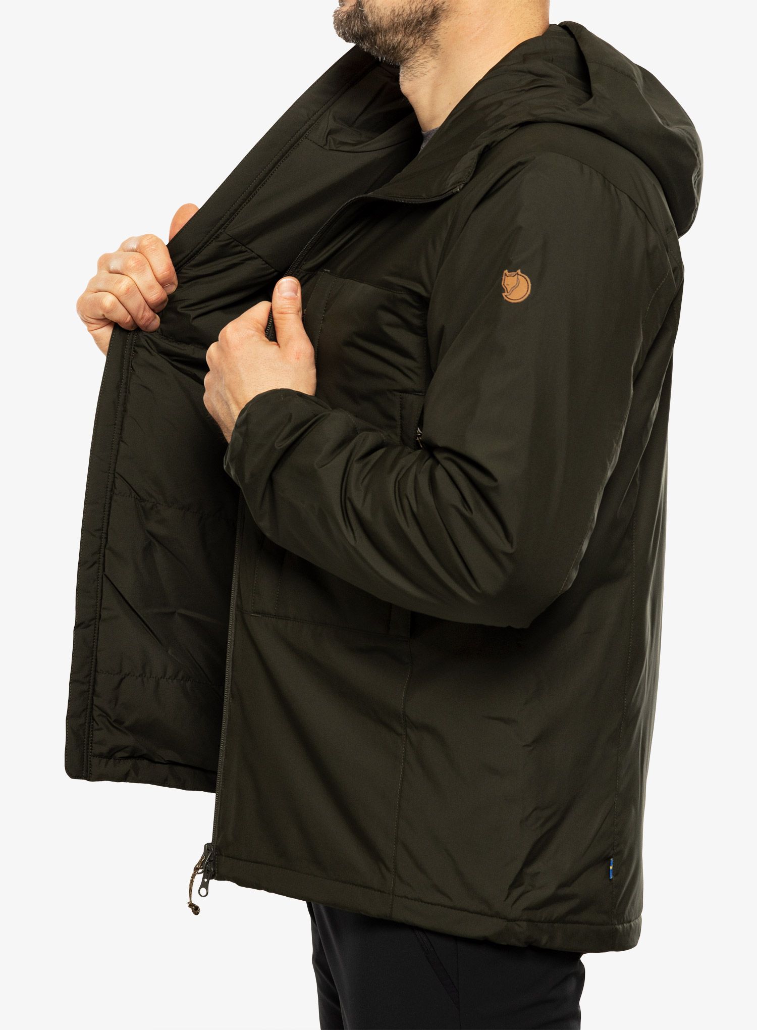 Jakna s postavom Fjallraven Keb Wool Padded Jacket - deep forest