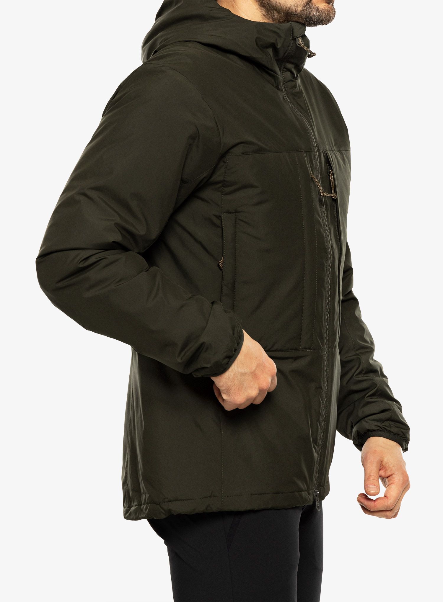 Jakna s postavom Fjallraven Keb Wool Padded Jacket - deep forest
