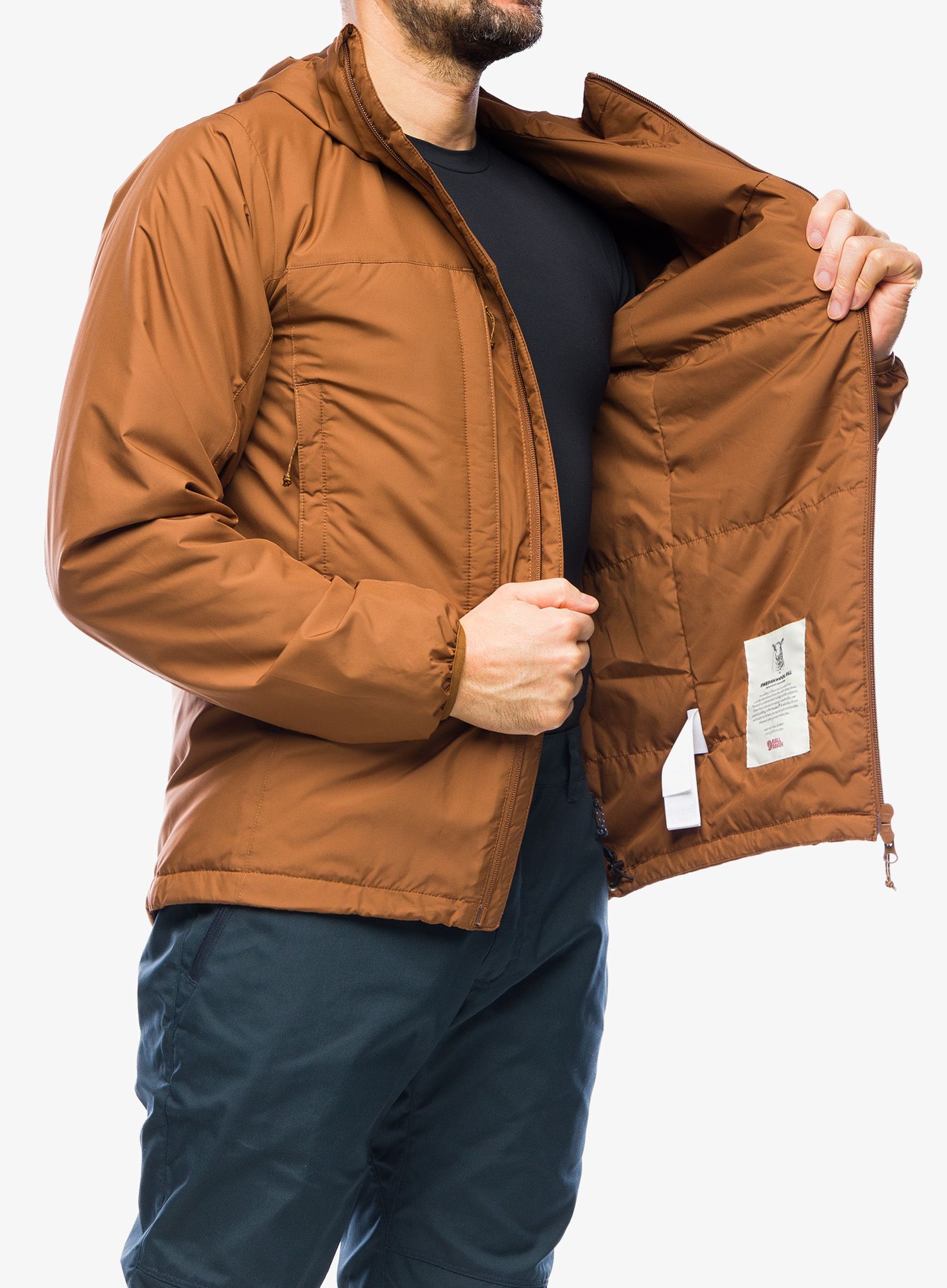 Jakna s postavom Fjallraven Keb Wool Padded Jacket - timber brown
