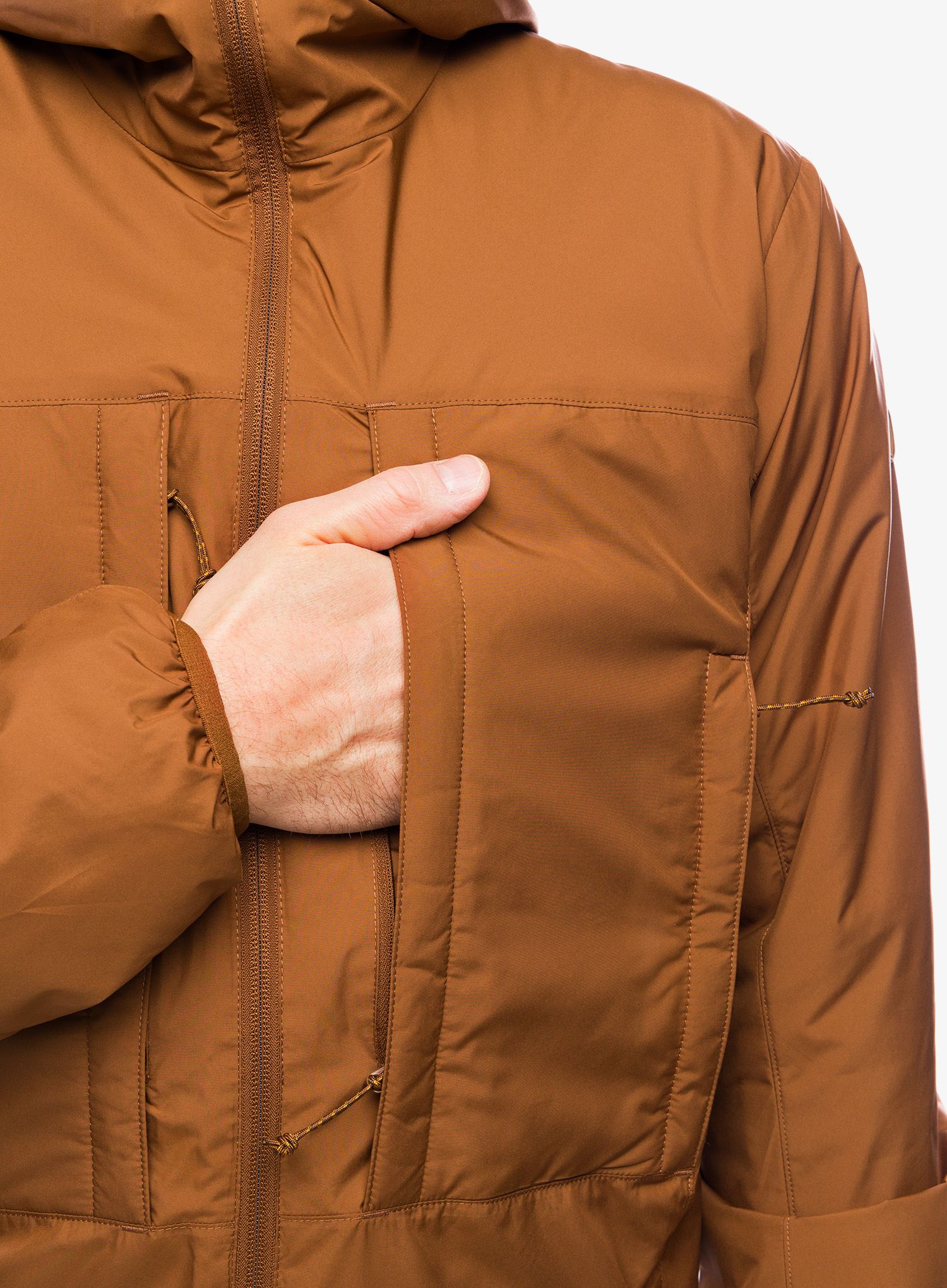 Jakna s postavom Fjallraven Keb Wool Padded Jacket - timber brown