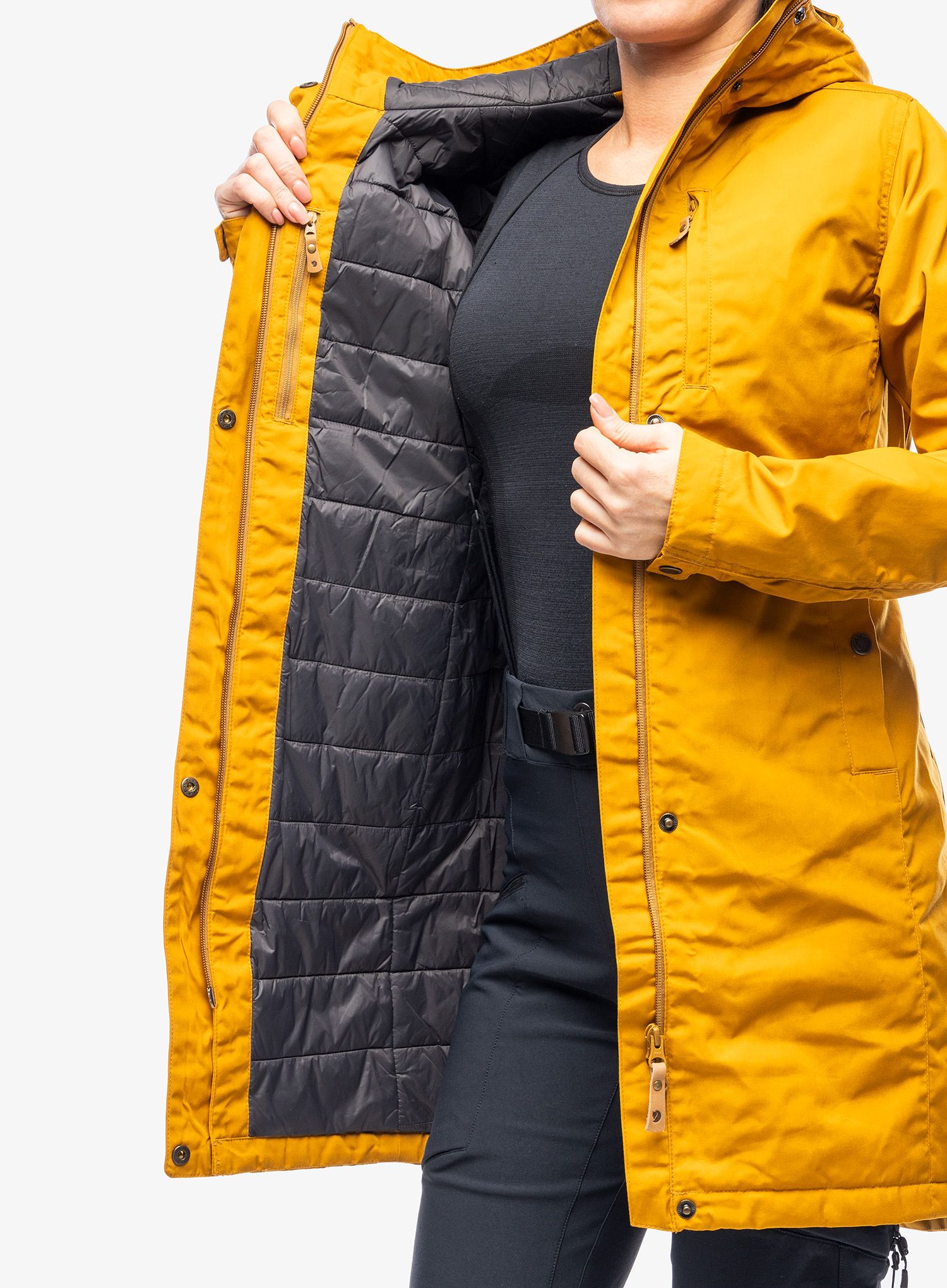 Ženski kaput Fjallraven Kiruna Padded Parka - acorn