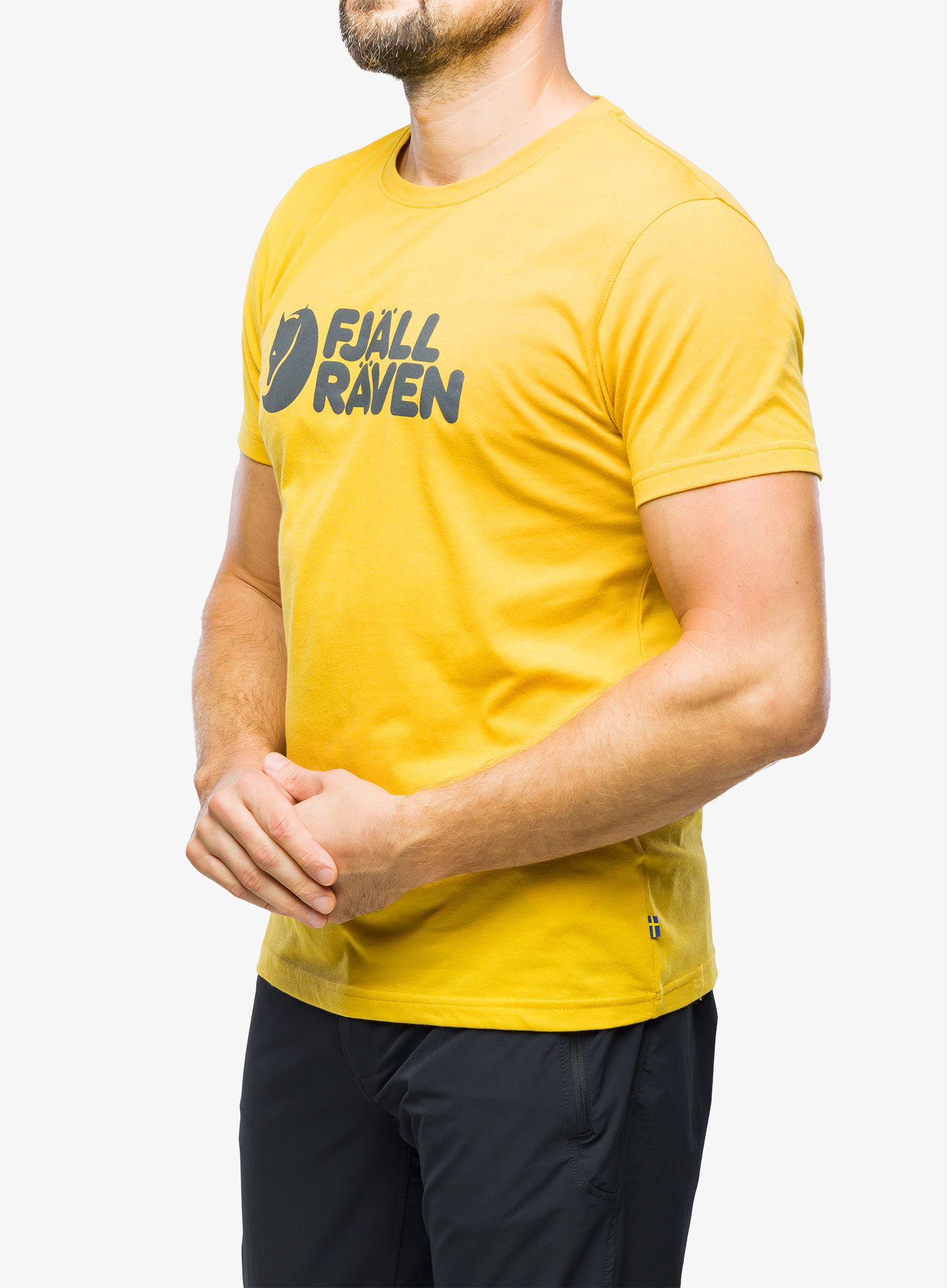 Majica Fjallraven Logo T-shirt - ochre