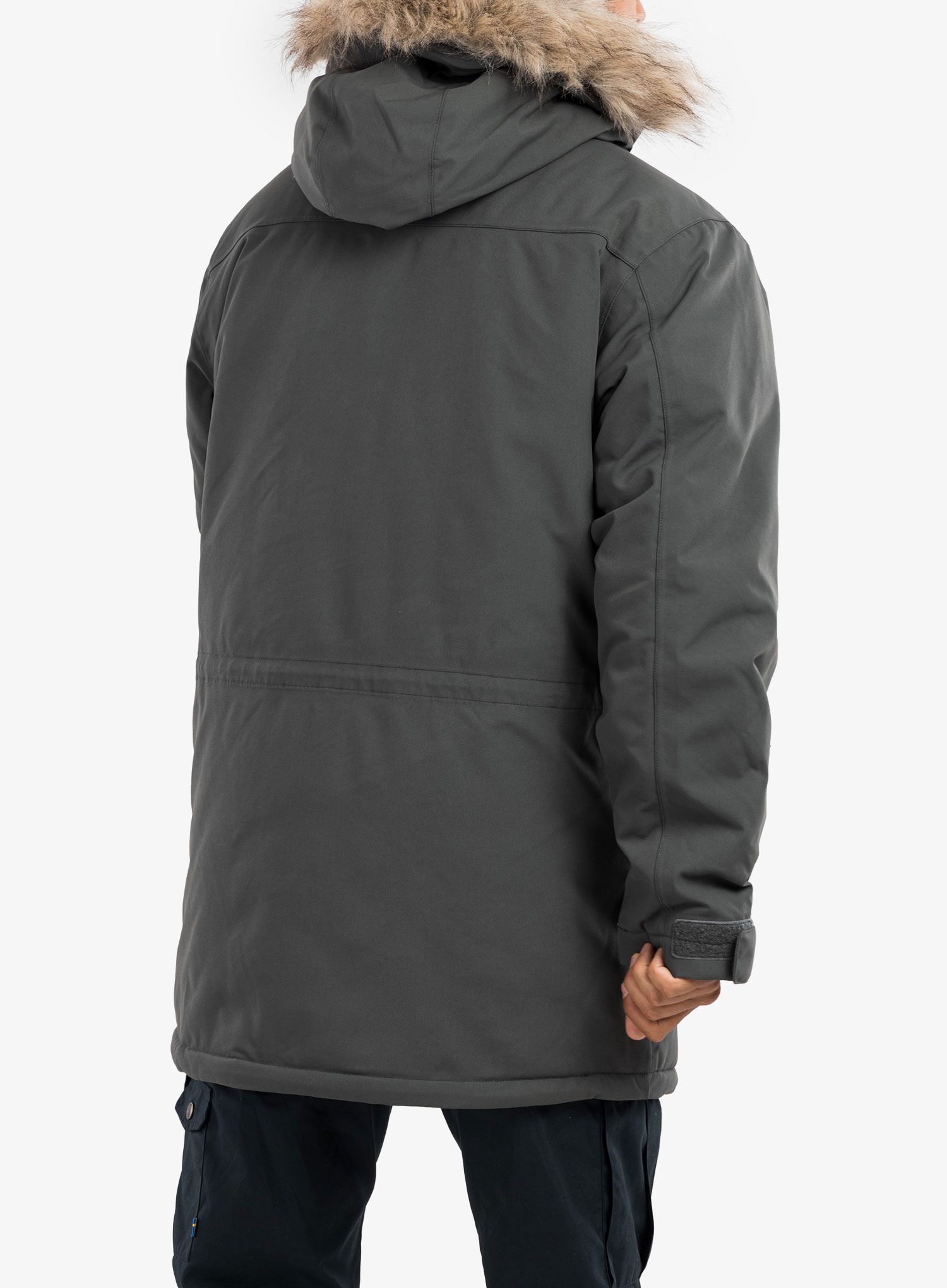 Jakna s postavom Fjallraven Nuuk Parka - basalt