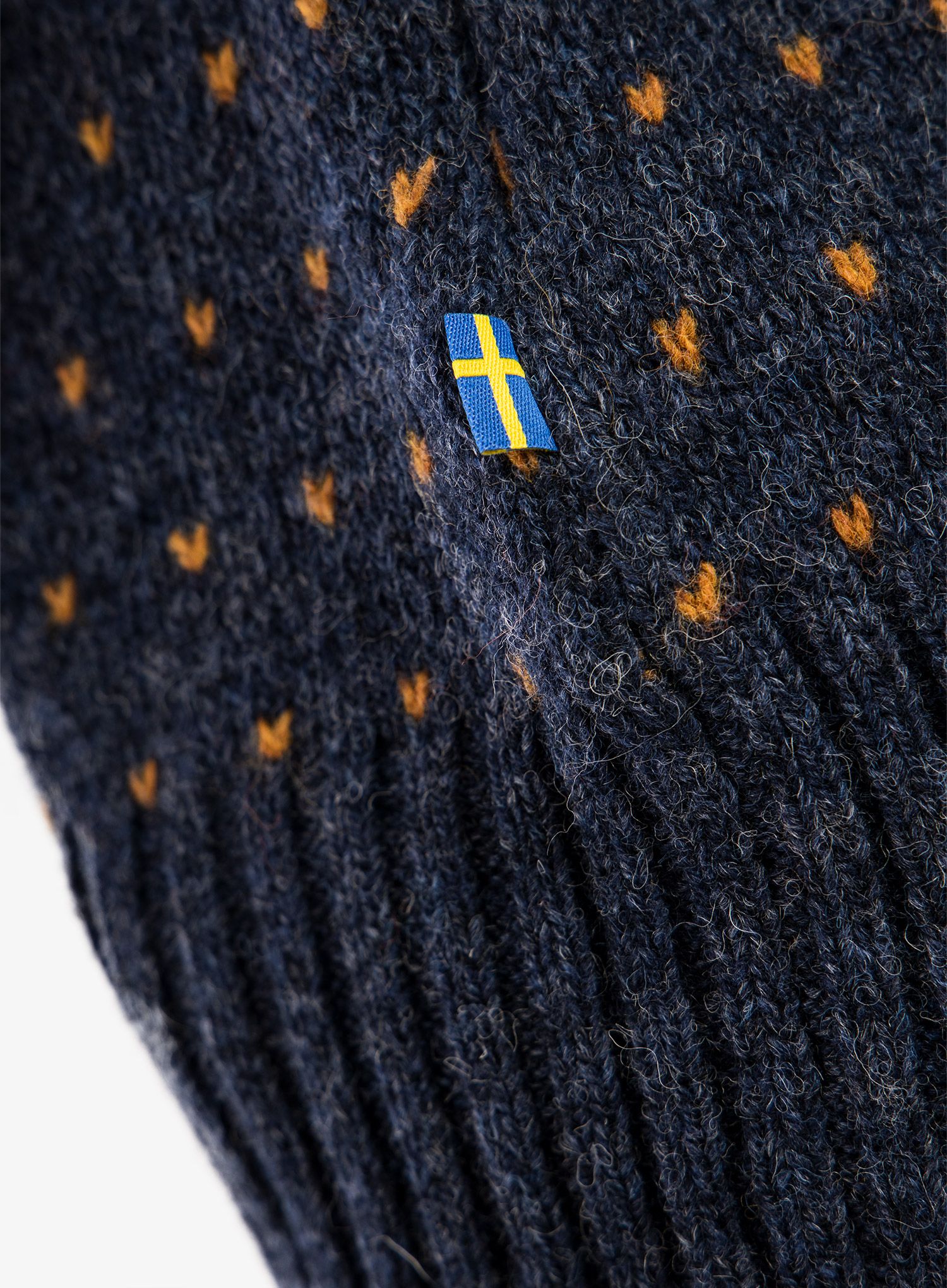 Ženski džemper Fjallraven Övik Knit Roller Neck - navy-dark navy