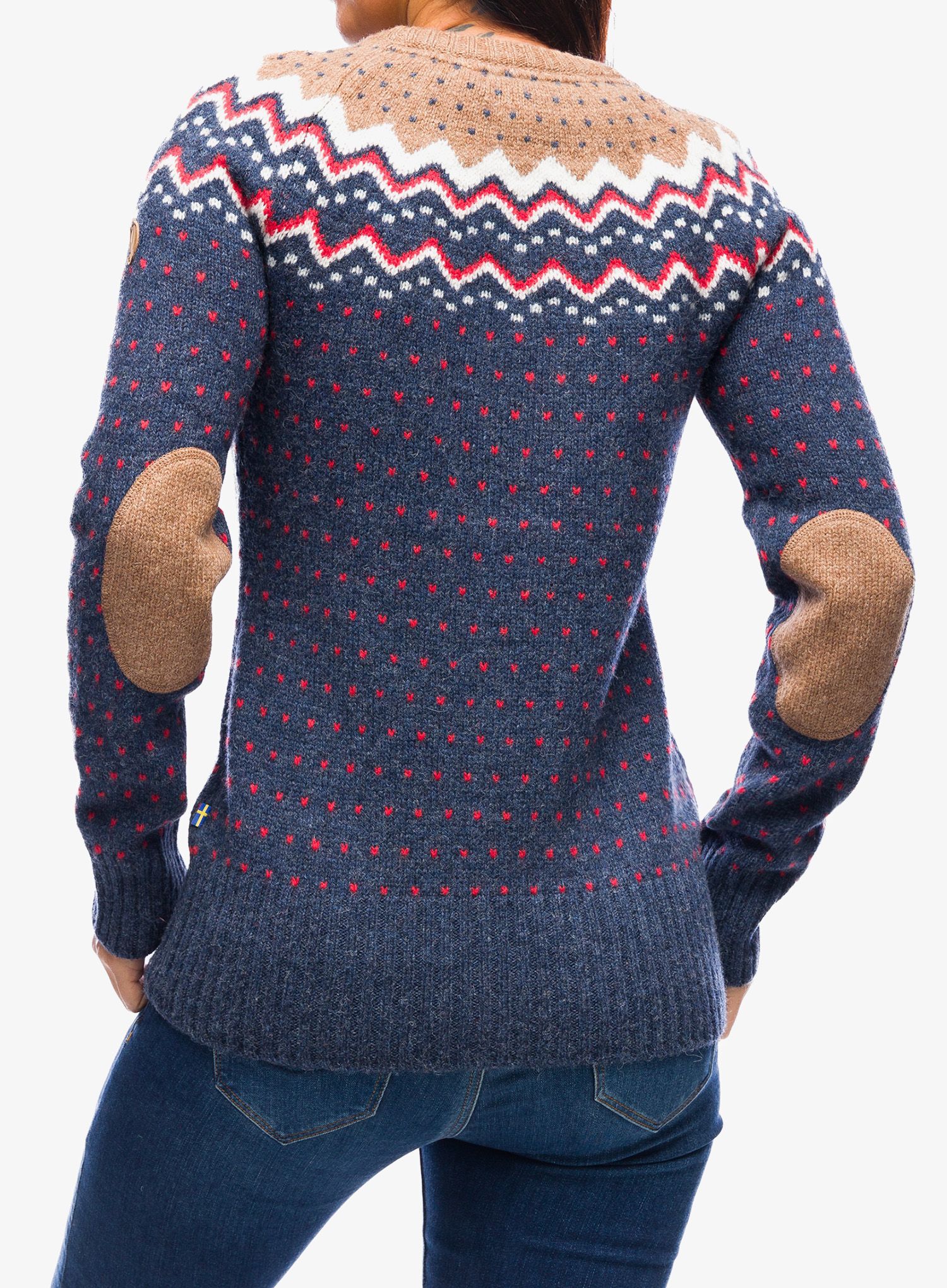 Ženski džemper Fjallraven Ovik Knit Sweater - navy
