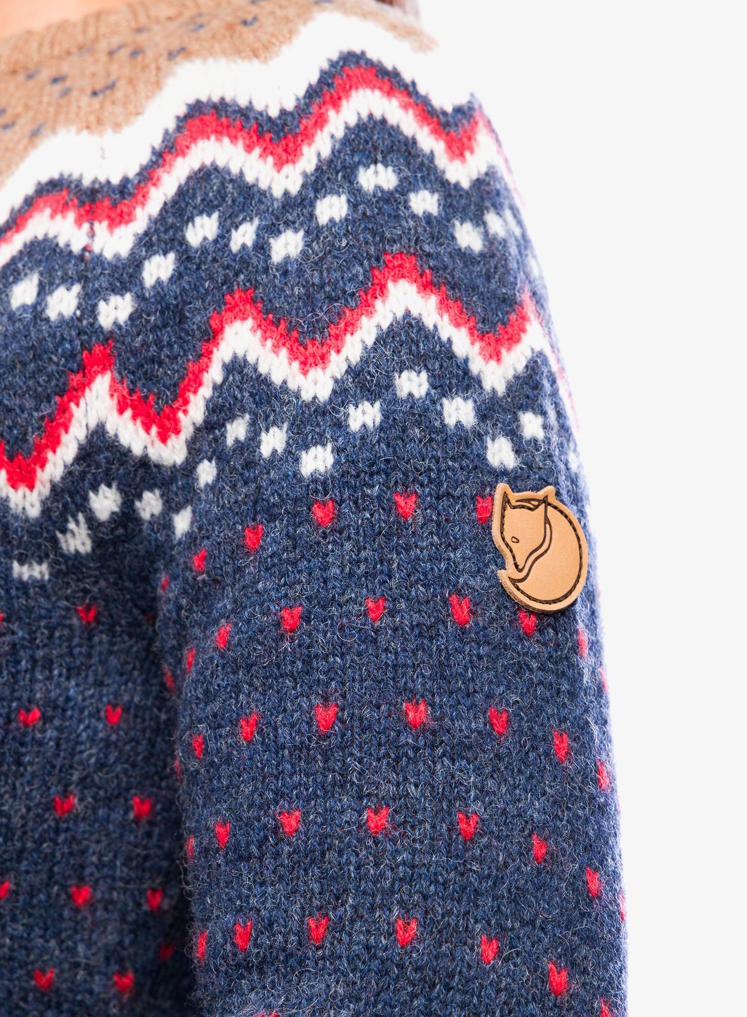 Ženski džemper Fjallraven Ovik Knit Sweater - navy