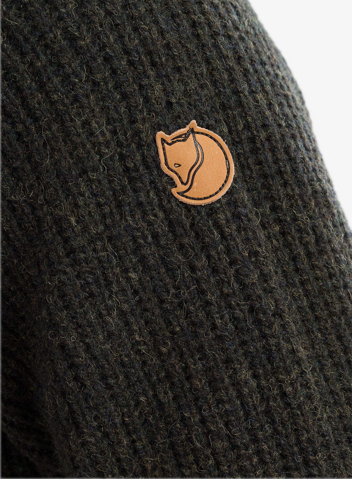 Džemper Fjallraven Övik Roller Neck Sweater - dark olive