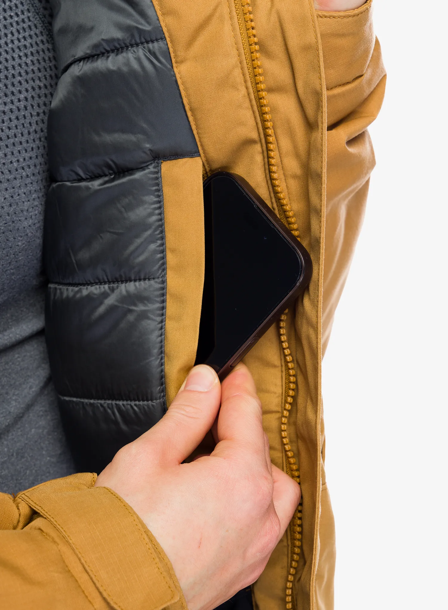 Zimska jakna Fjallraven Skogso Padded Jacket - buckwheat brown
