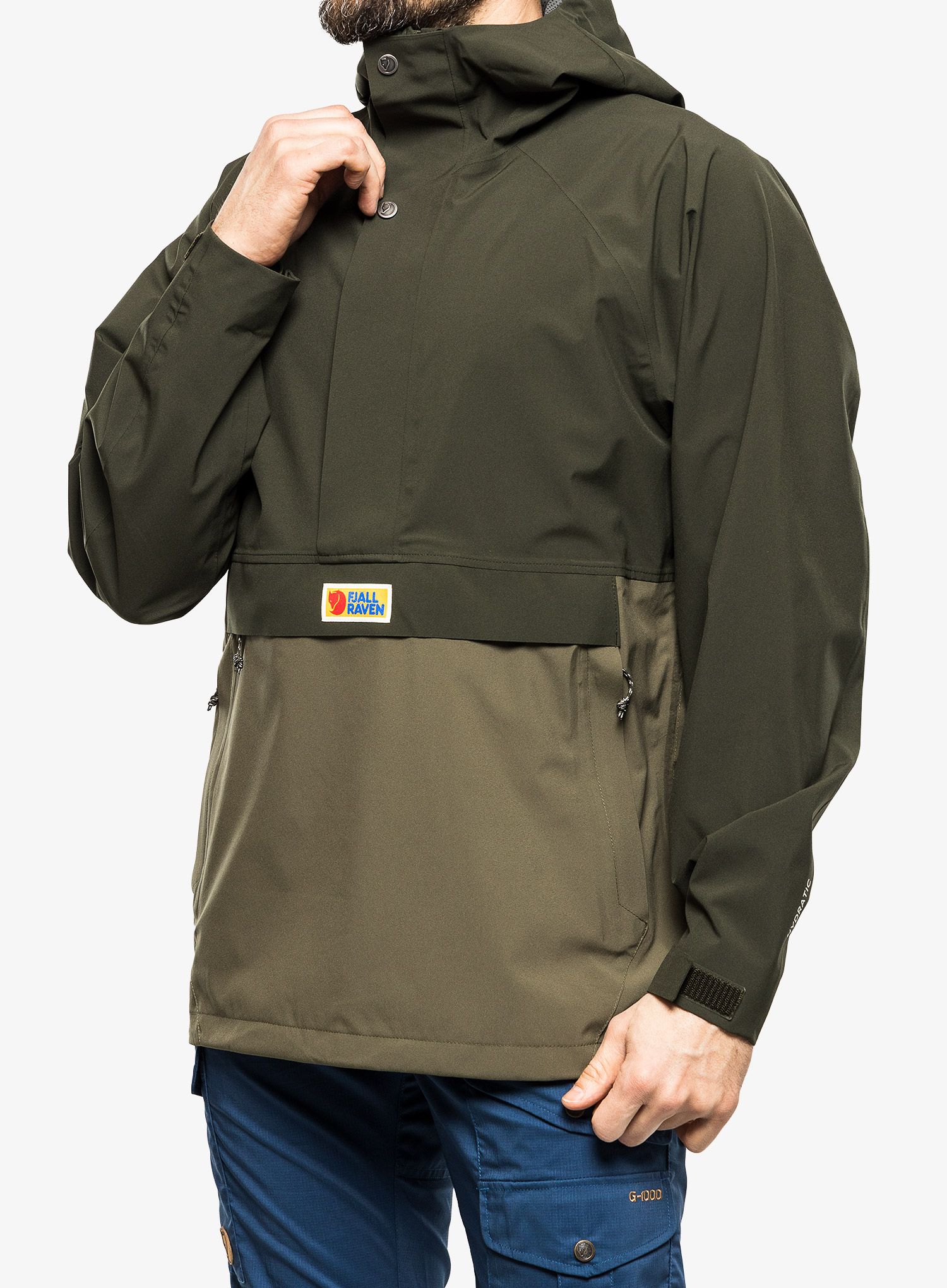 Kišna jakna Fjallraven Vardag Hydratic Anorak - deep forest/laurel green