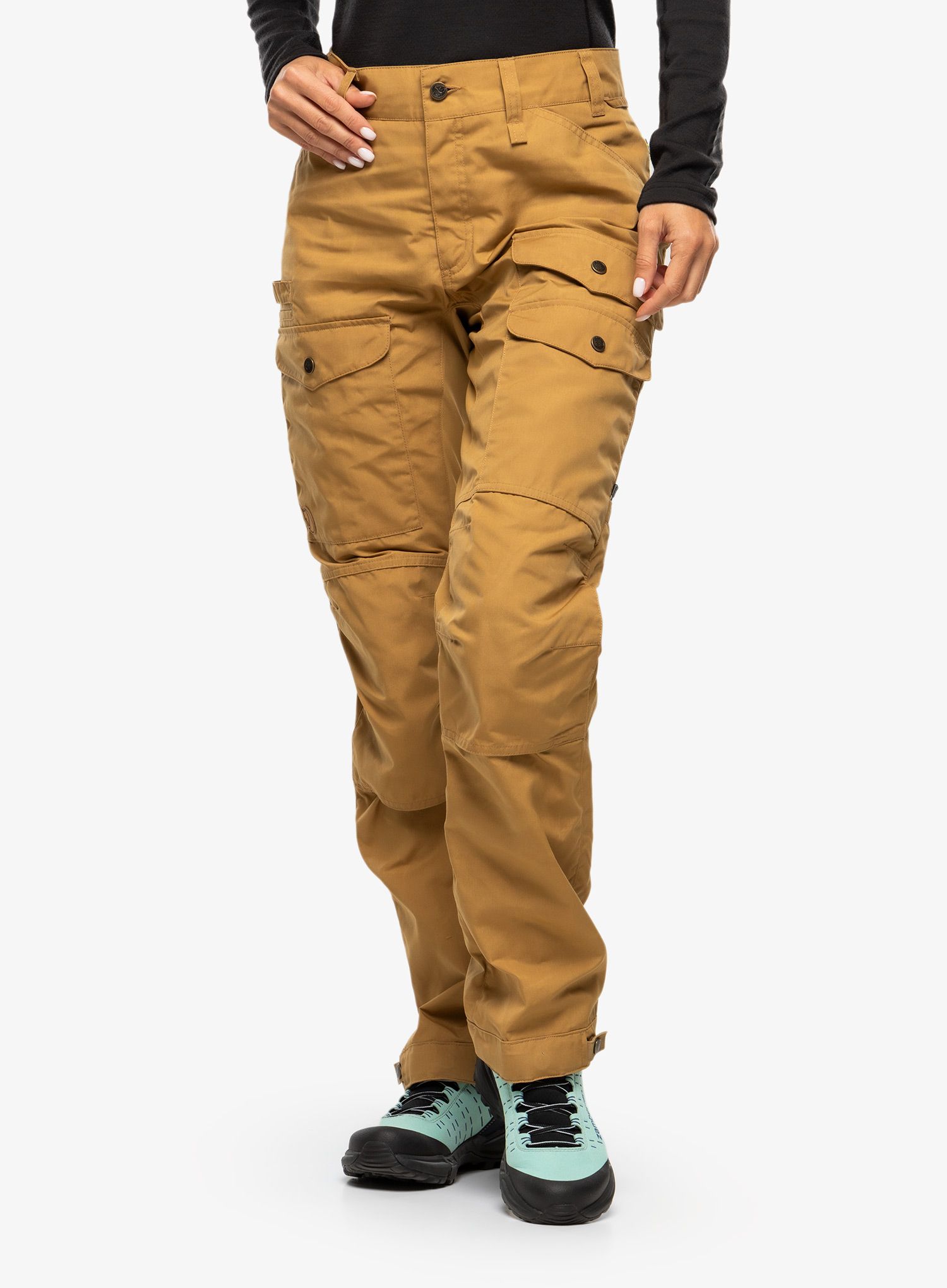Ženske trekking hlače Fjallraven Vidda Pro Ventilated Trs - buckwheat brown