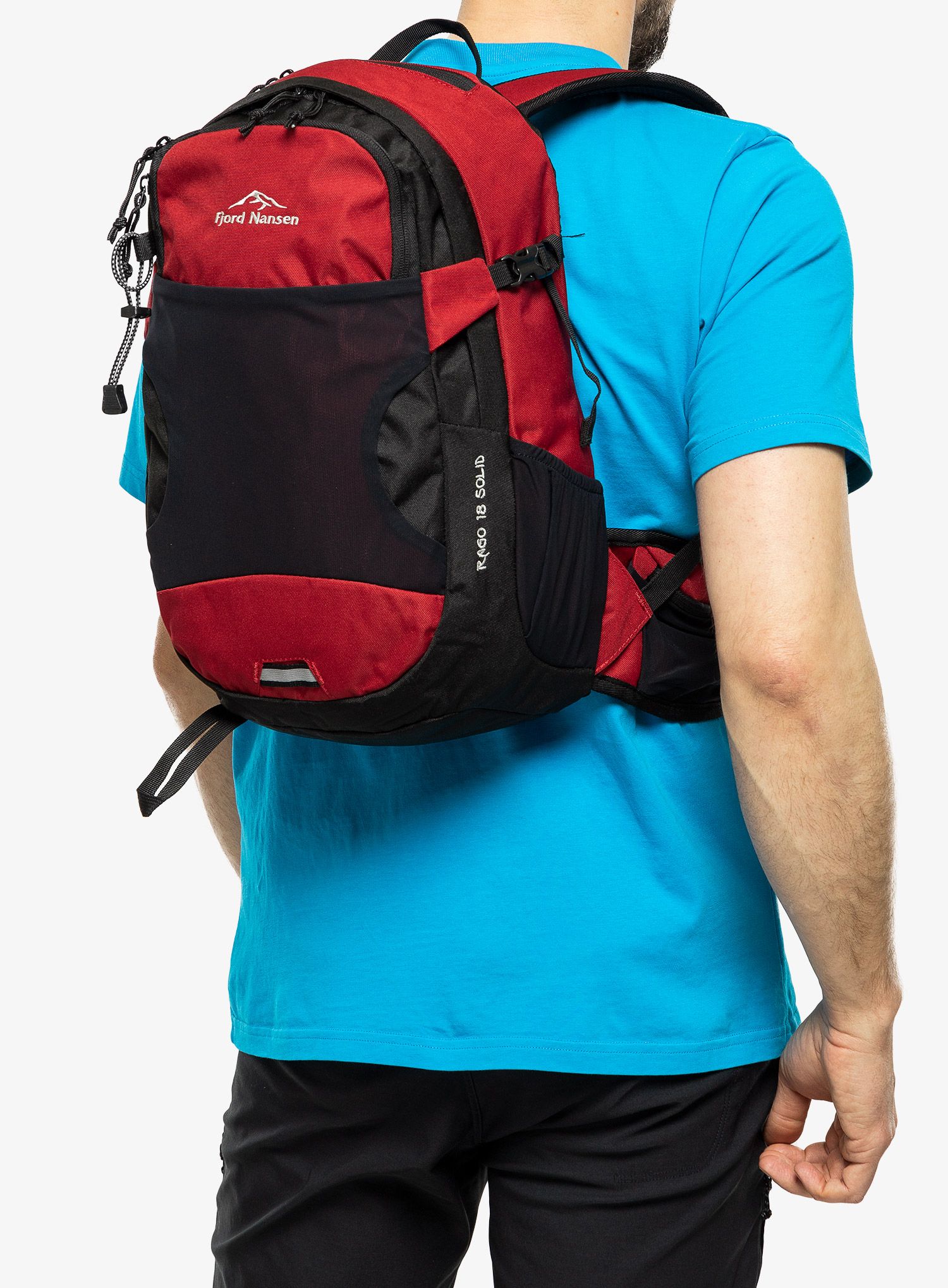 Ruksak Fjord Nansen Rago 18 - red/black