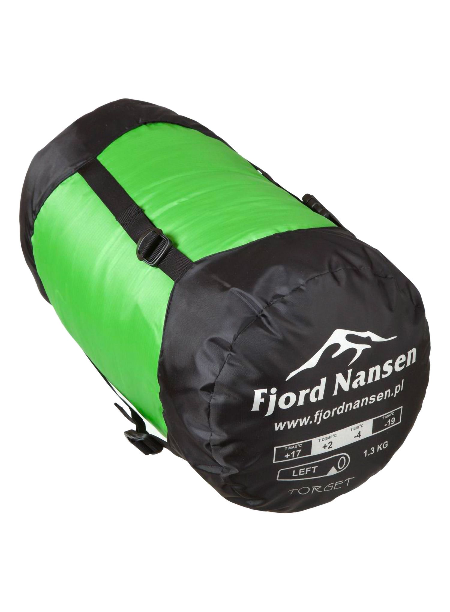 Sintetička vreća za spavanje Fjord Nansen Torget Mid (178 cm) - emerald/emerald