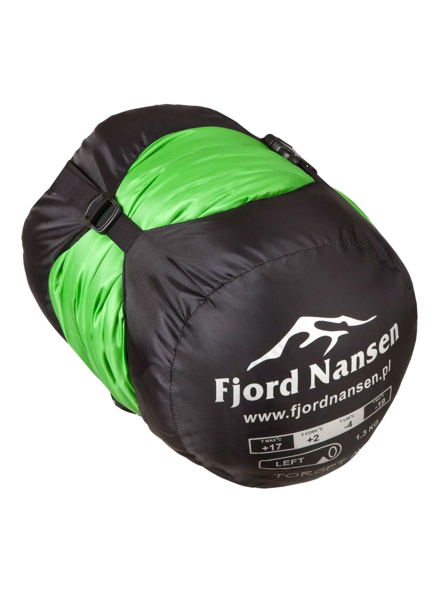 Sintetička vreća za spavanje Fjord Nansen Torget XL (195 cm) - emerald/emerald
