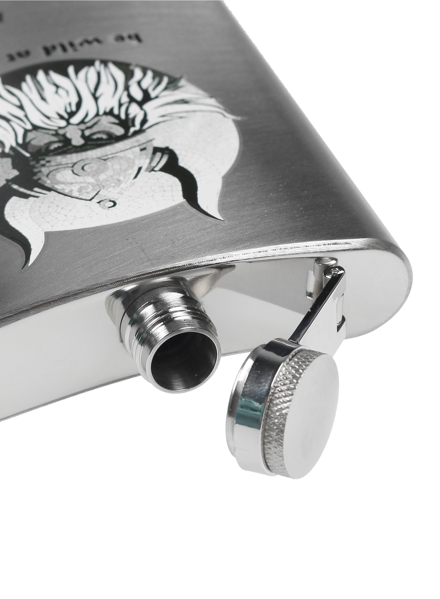 Pljoska Fjord Nansen Vill Viking Hip Flask - silver