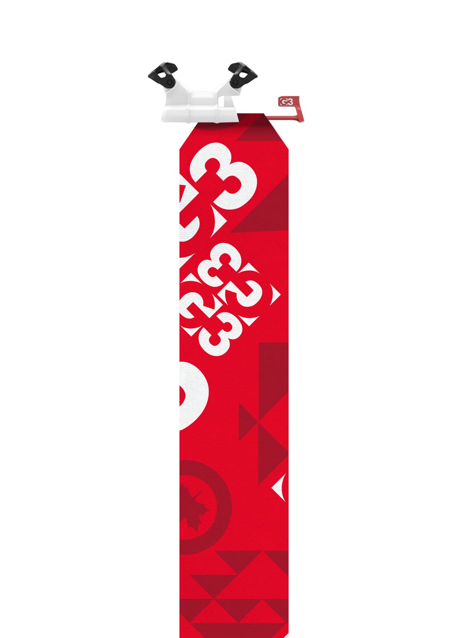 Kože za turno skijanje G3 Escapist Universal 100 mm - red/red