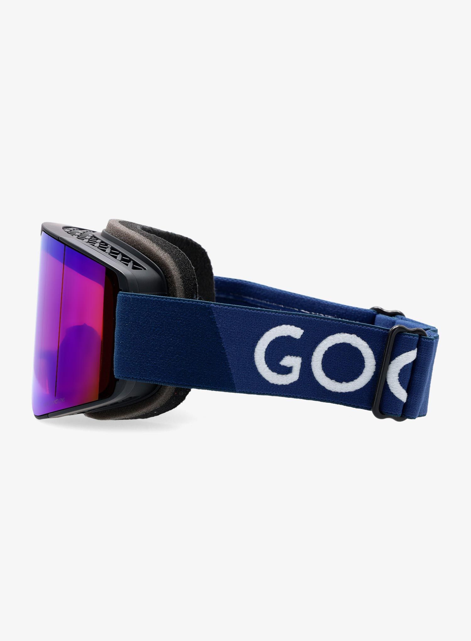 Skijaške naočale GOG Anakin - matt black/poly.white-blue