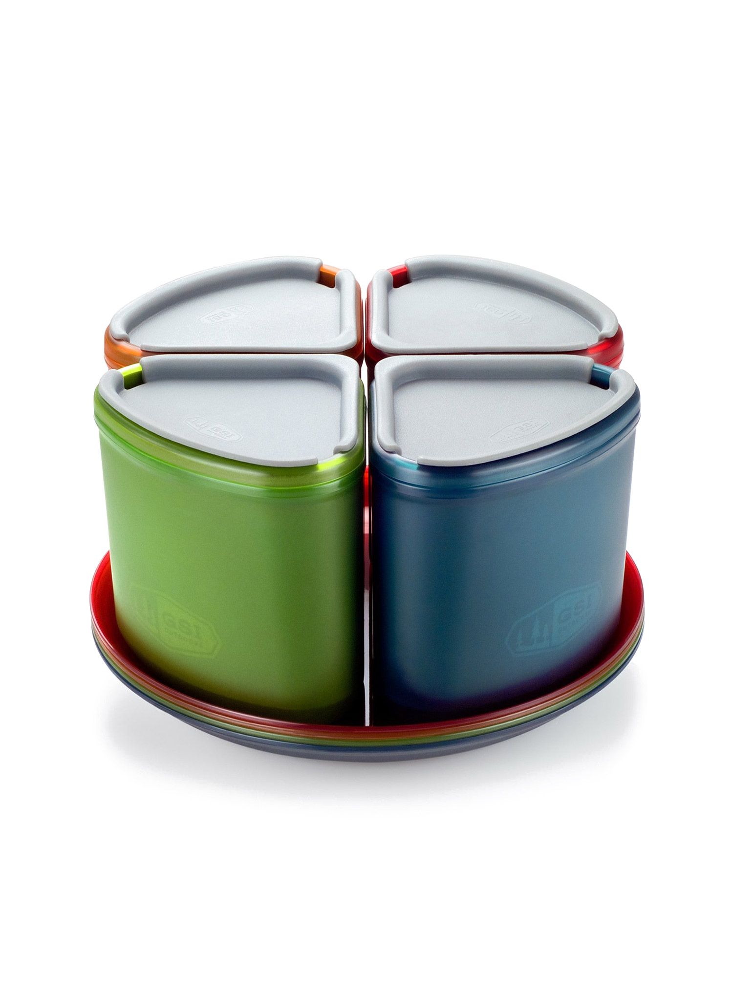 Posuđe GSI Infinity 4 Person Compact Tableset - multicolor