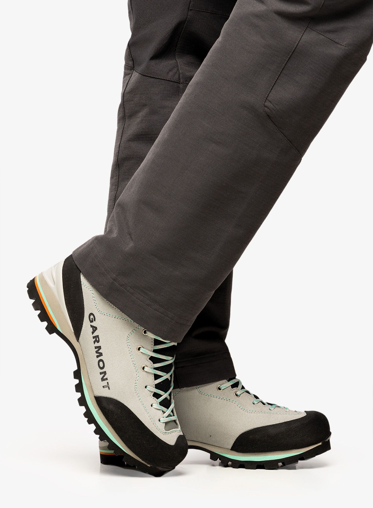Ženske planinske cipele Garmont Ascent GTX - light grey/light green