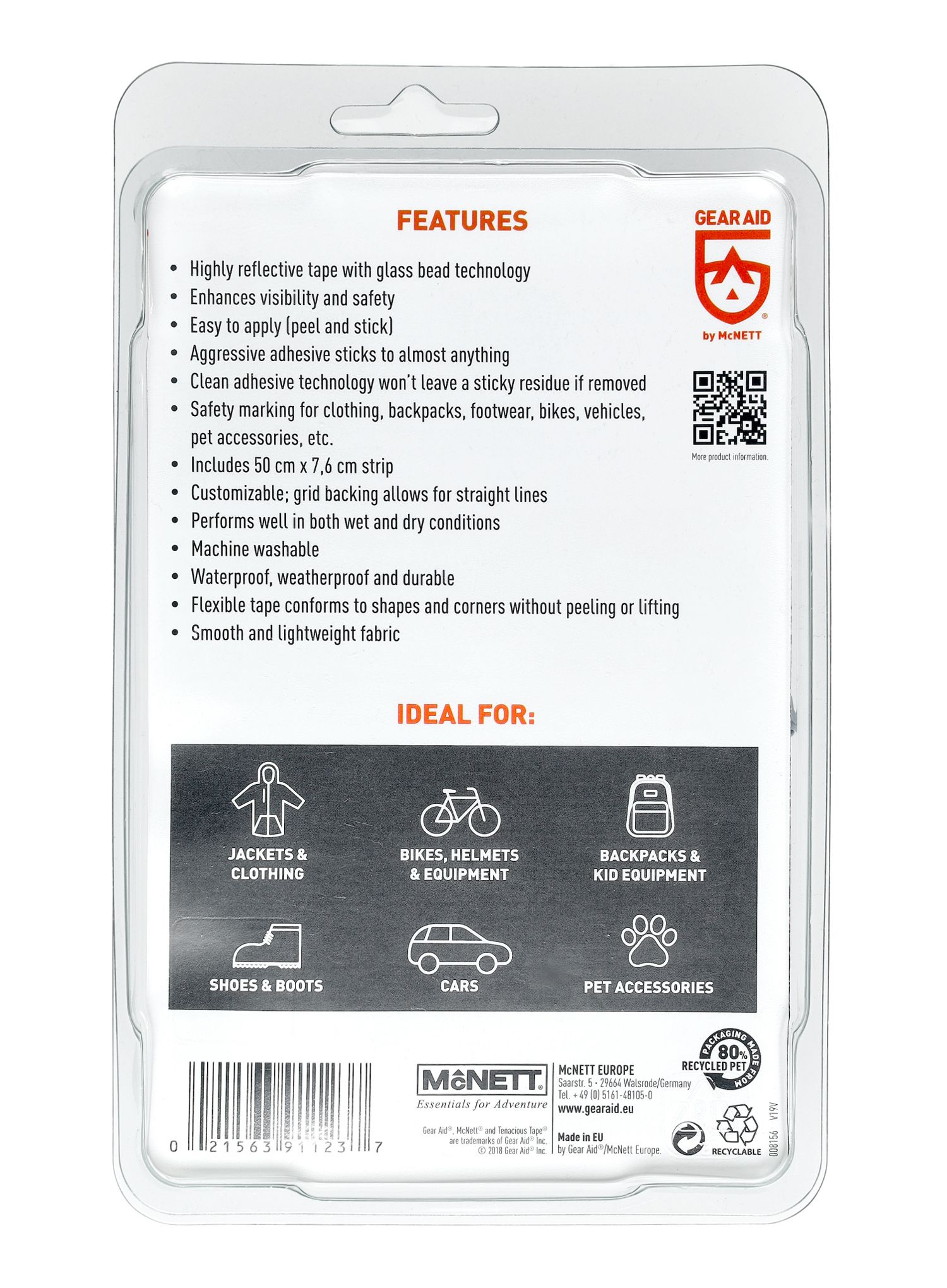 Traka Gear Aid Reflective Tenacious Tape