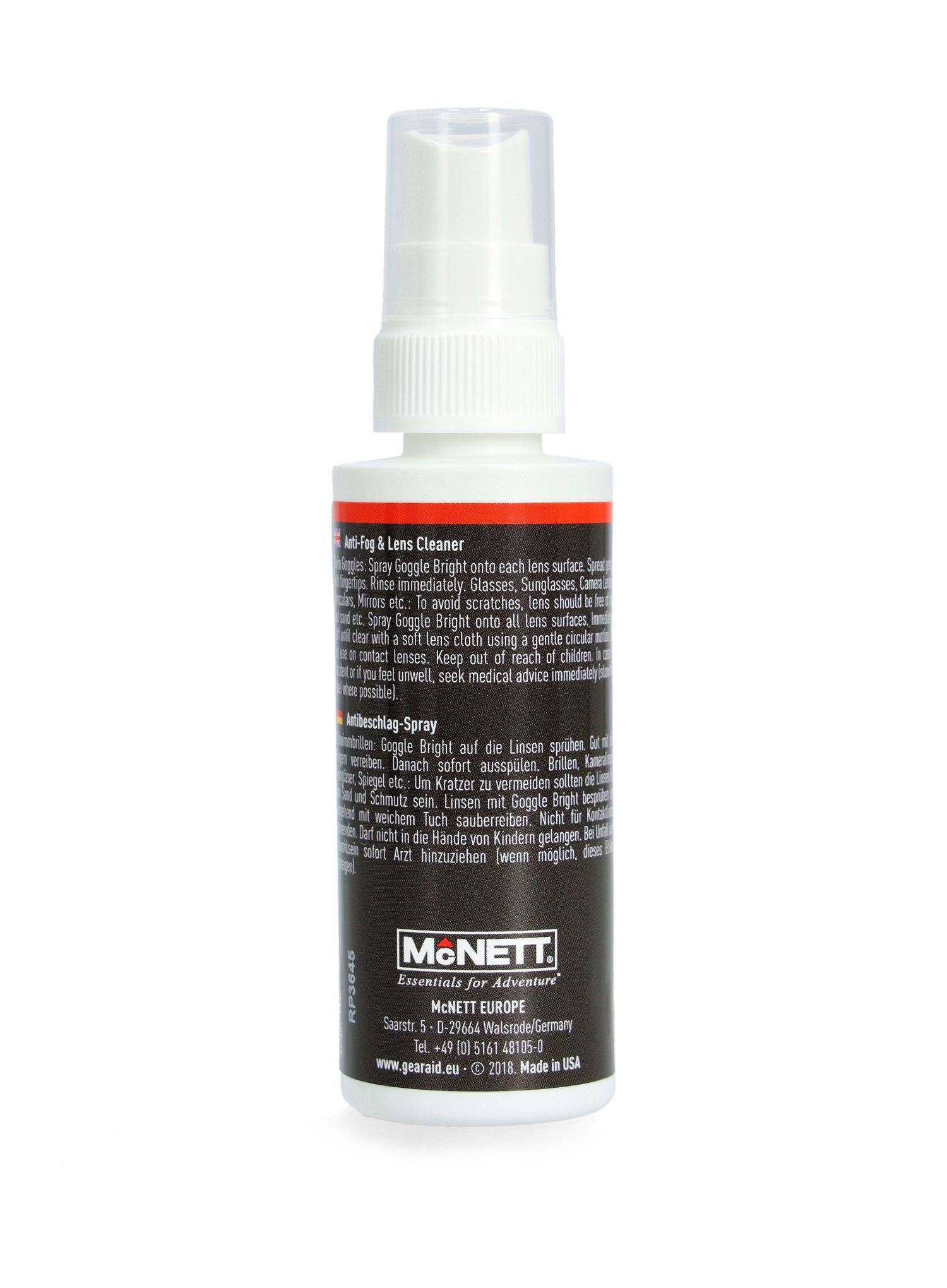 Sprej Gear Aid Anti-Fog Cleaner