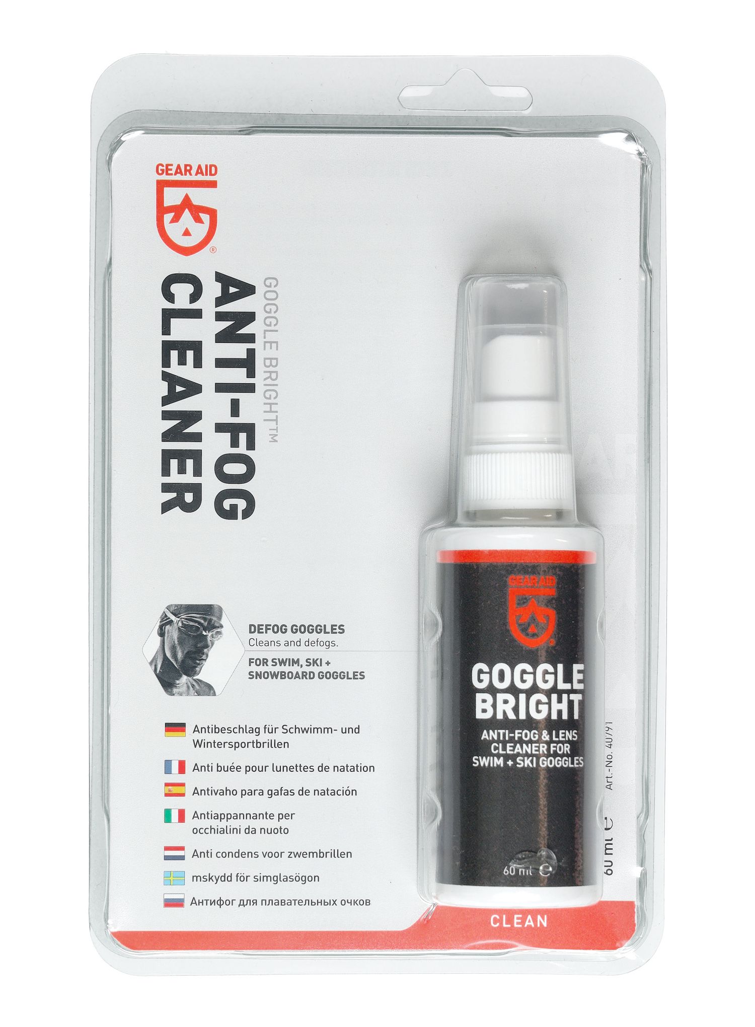 Sprej Gear Aid Anti-Fog Cleaner