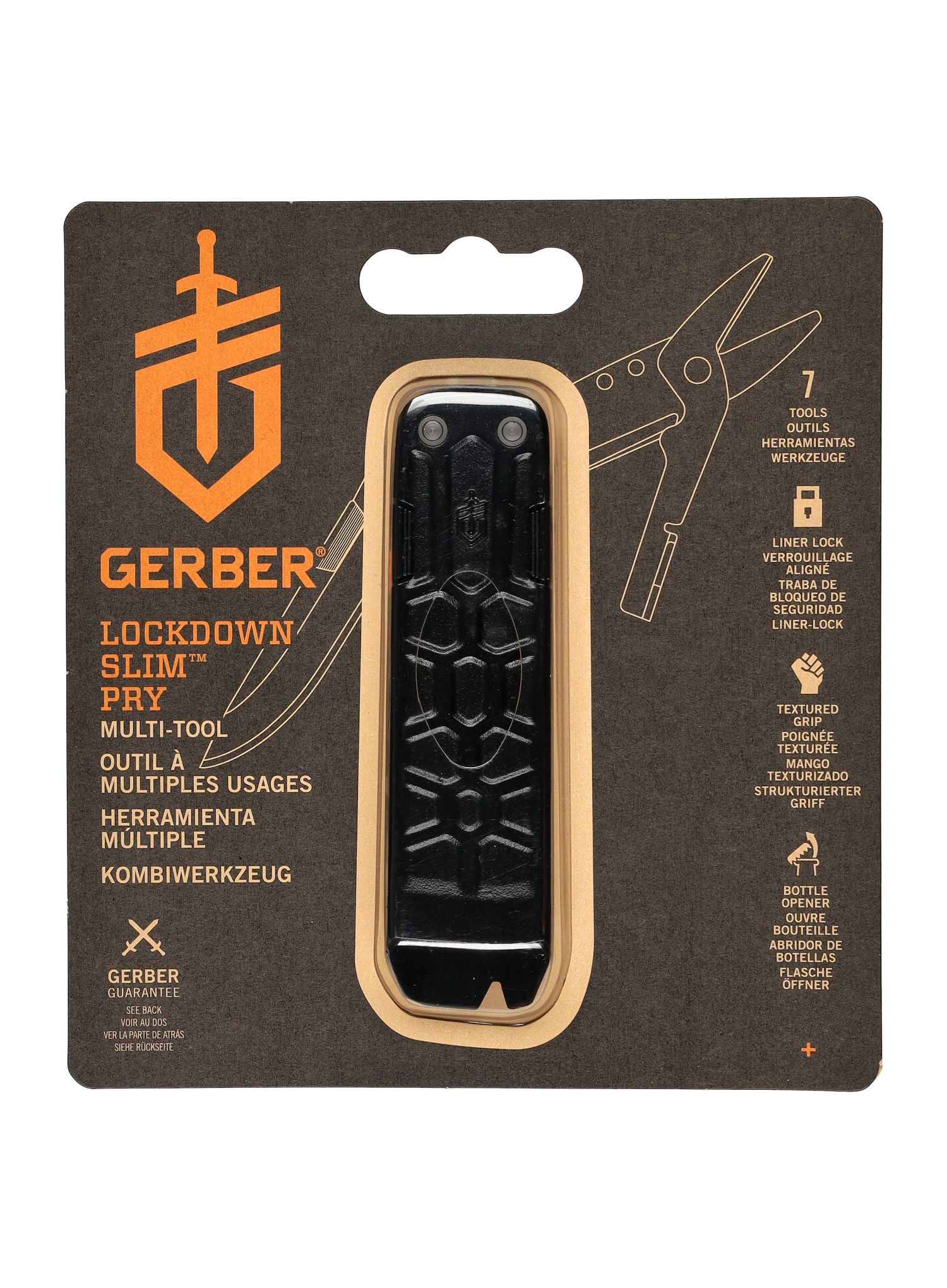 Višenamjenski alat Gerber Lockdown Slim Pry - onyx