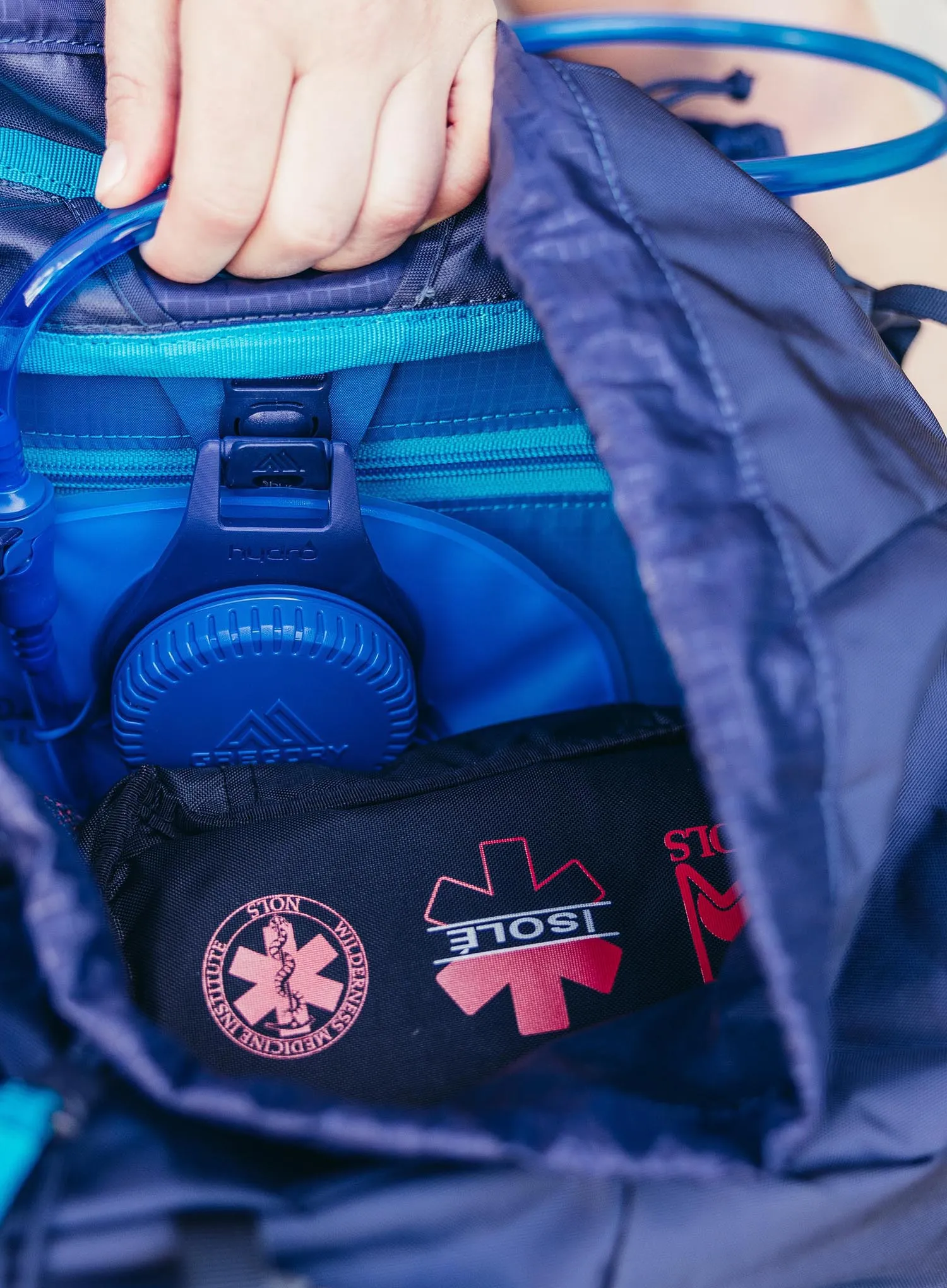 Ženski trekking ruksak Gregory Kalmia 50 - solstice blue