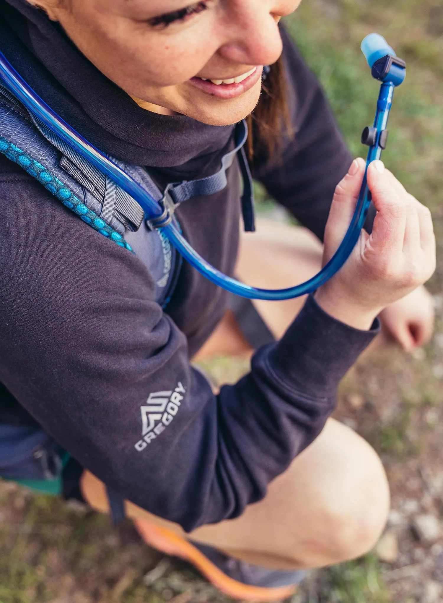 Ženski trekking ruksak Gregory Kalmia 50 - solstice blue