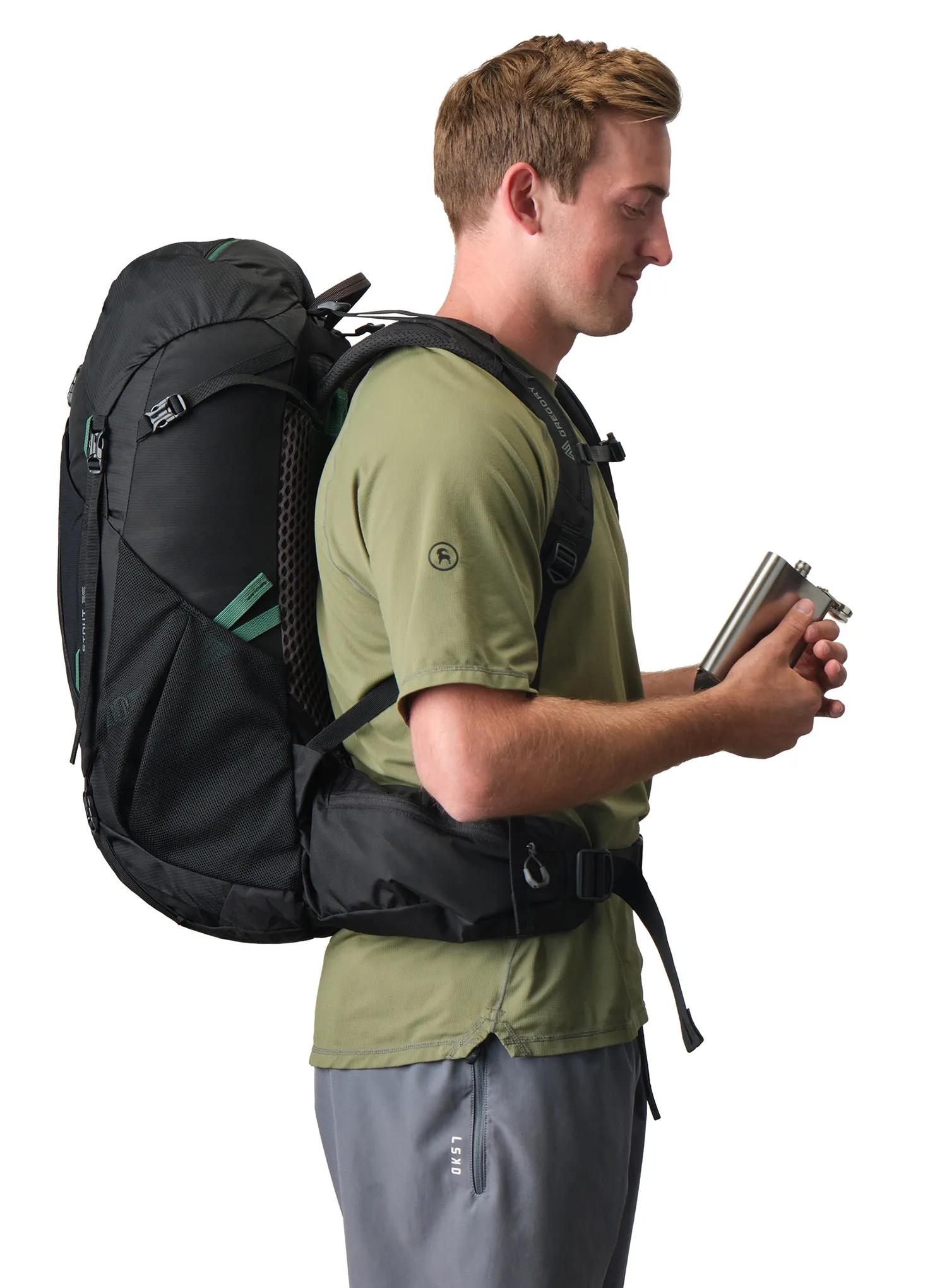 Trekking ruksak Gregory Stout 45 - forest black