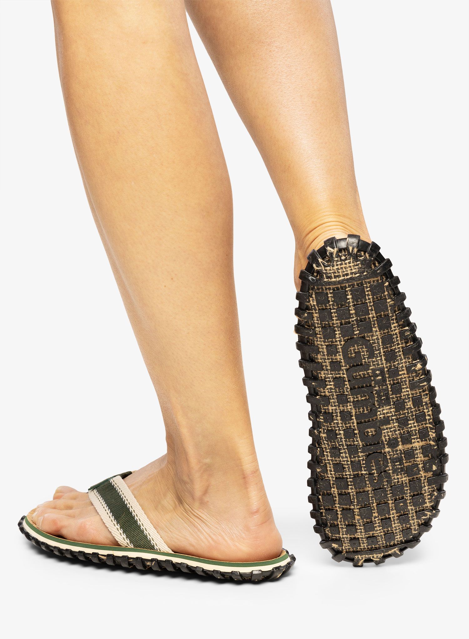 Ženske japanke Gumbies Corker Flip-Flops - khaki