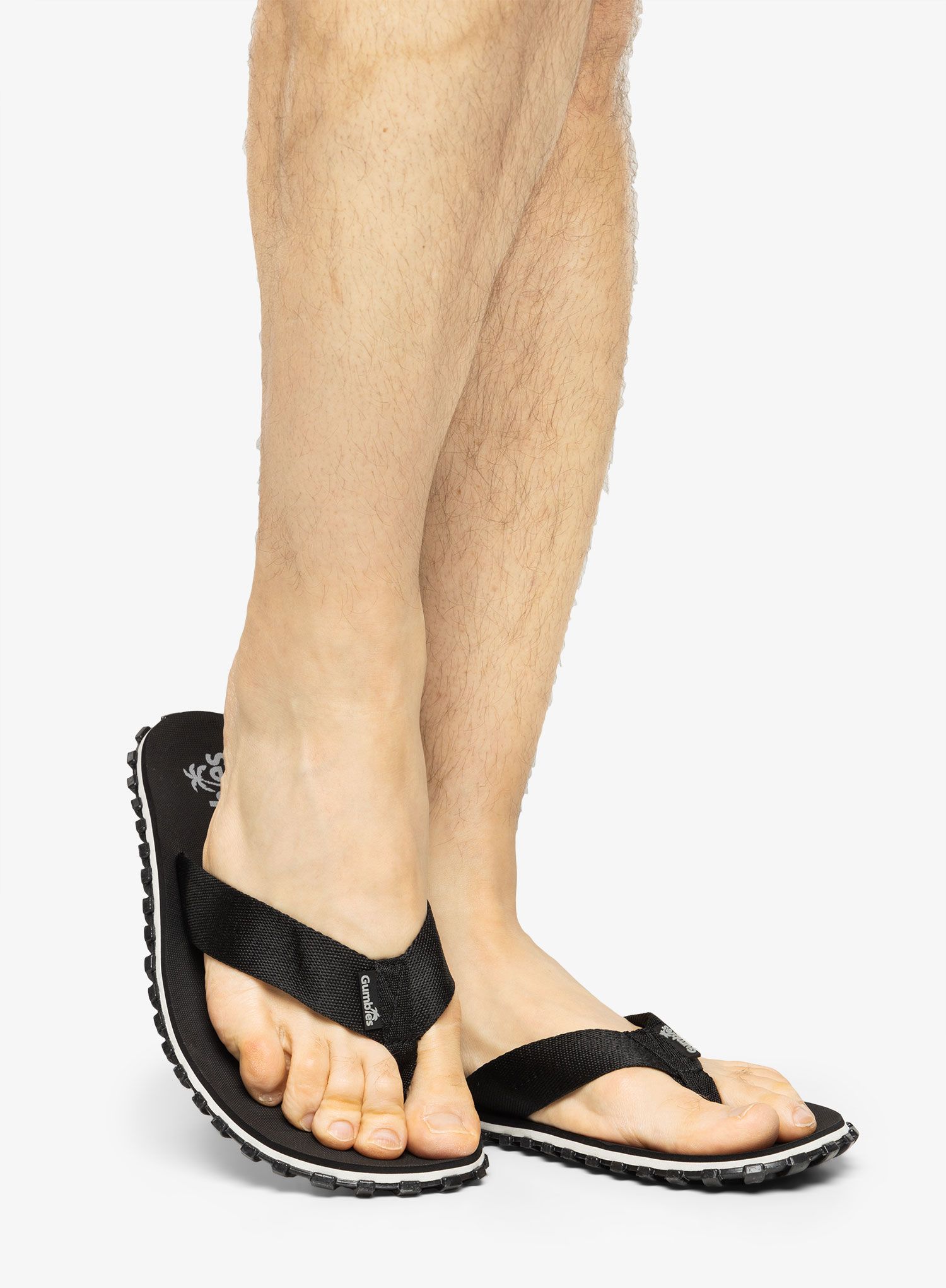 Japanke Gumbies Duckbill Flip-Flops - black