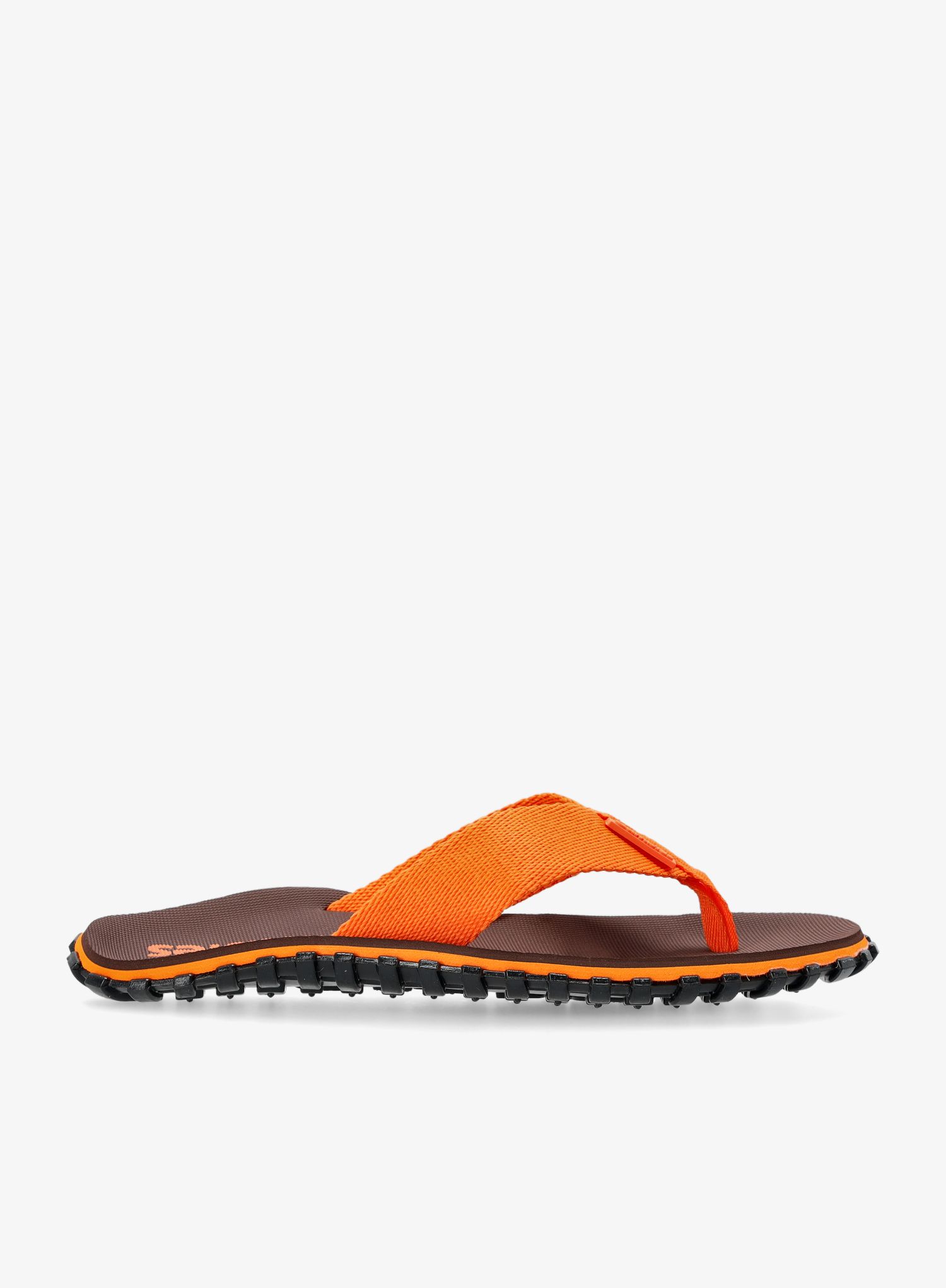Japanke Gumbies Duckbill Flip-Flops - brown/orange