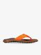 Japanke Gumbies Duckbill Flip-Flops - brown/orange