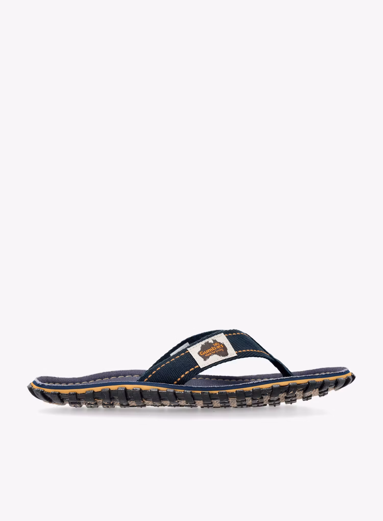 Japanke Gumbies Islander Canvas Flip-Flops - classic navy
