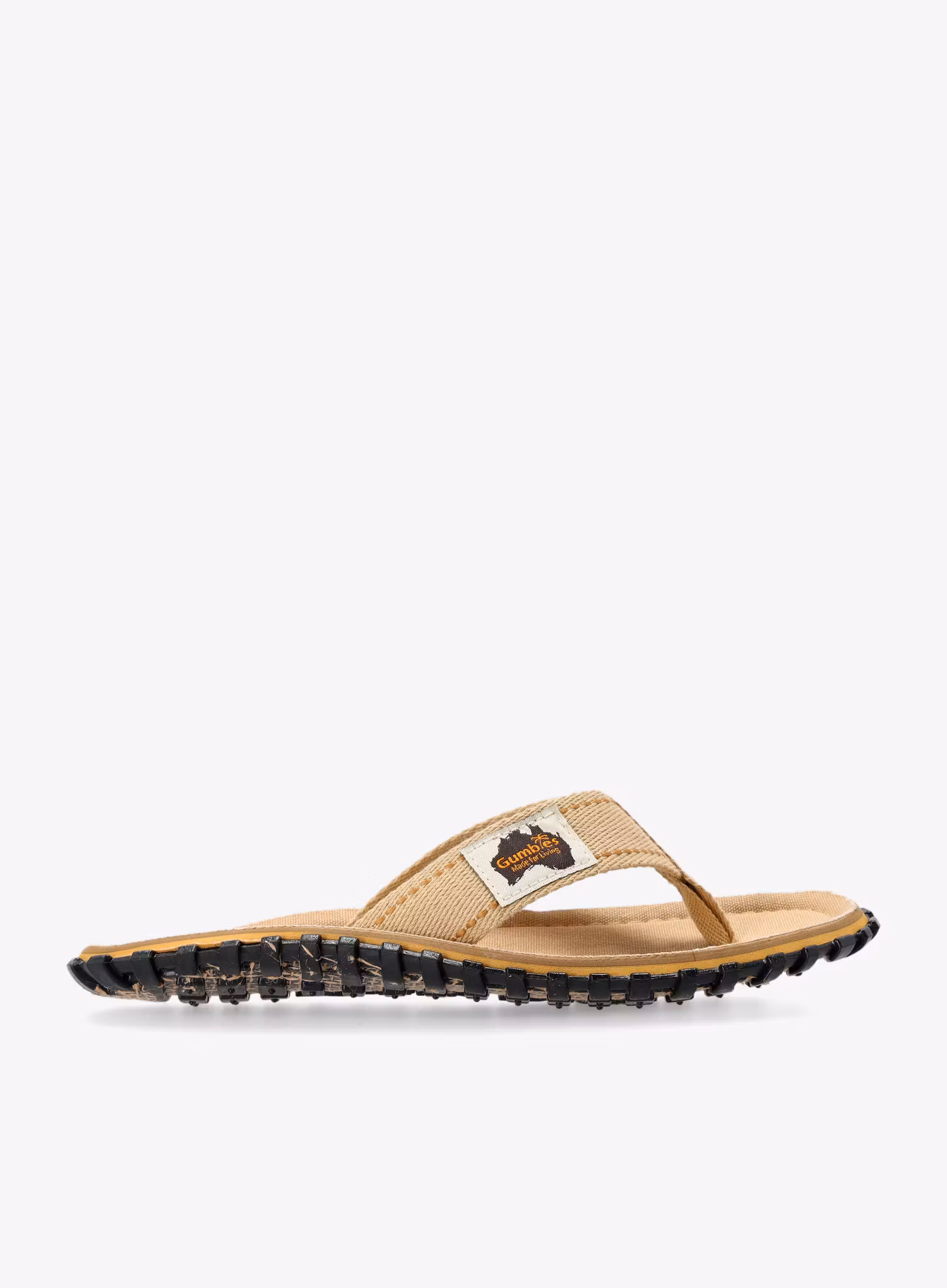 Japanke Gumbies Islander Canvas Flip-Flops - classic sand