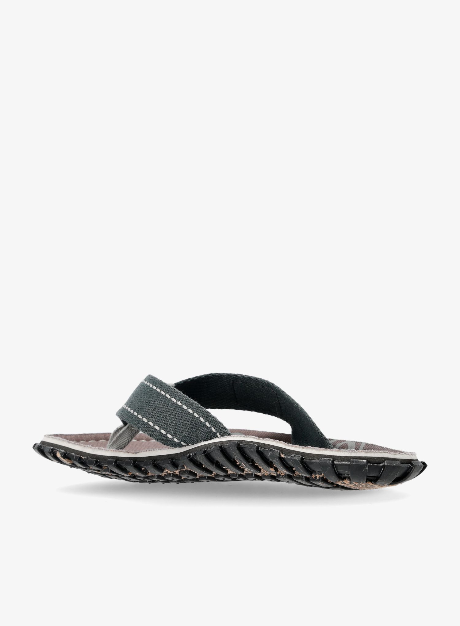 Japanke Gumbies Islander Canvas Flip-Flops - cool grey/grey