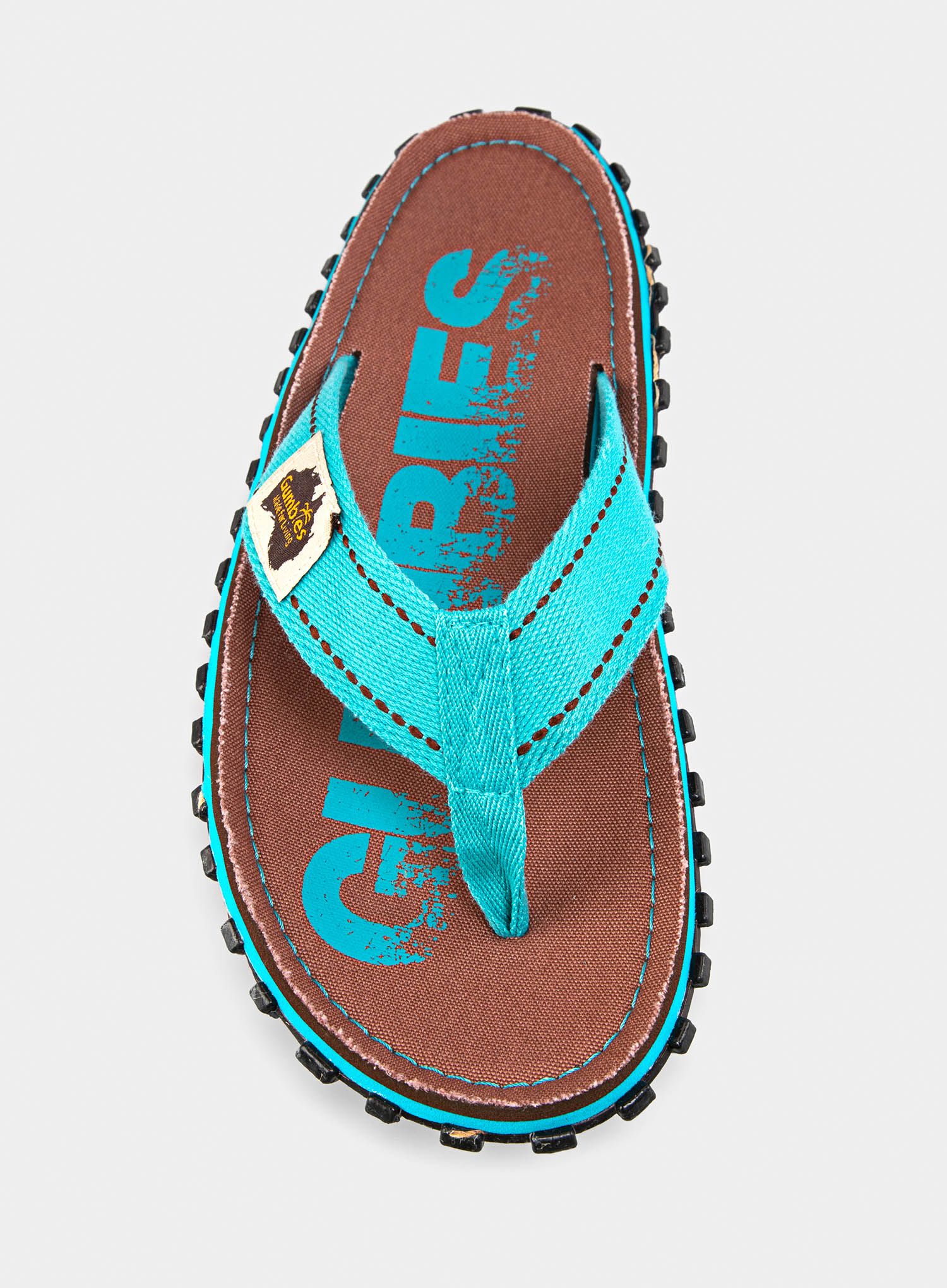 Japanke Gumbies Islander Canvas Flip-Flops - eroded retro