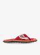 Japanke Gumbies Islander Canvas Flip-Flops - red mutli g