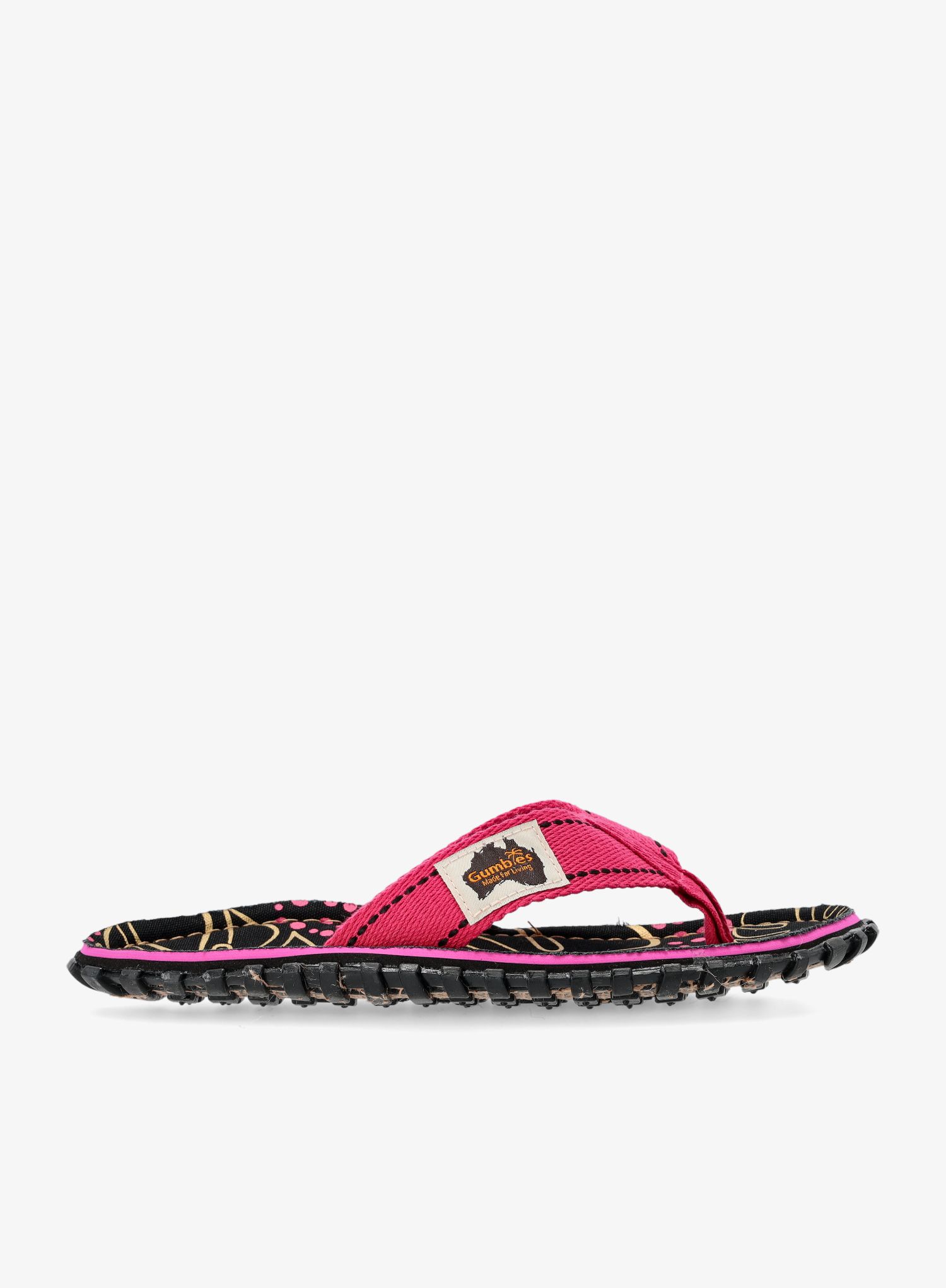 Ženske japanke Gumbies Islander Canvas Flip-Flops - tropical black