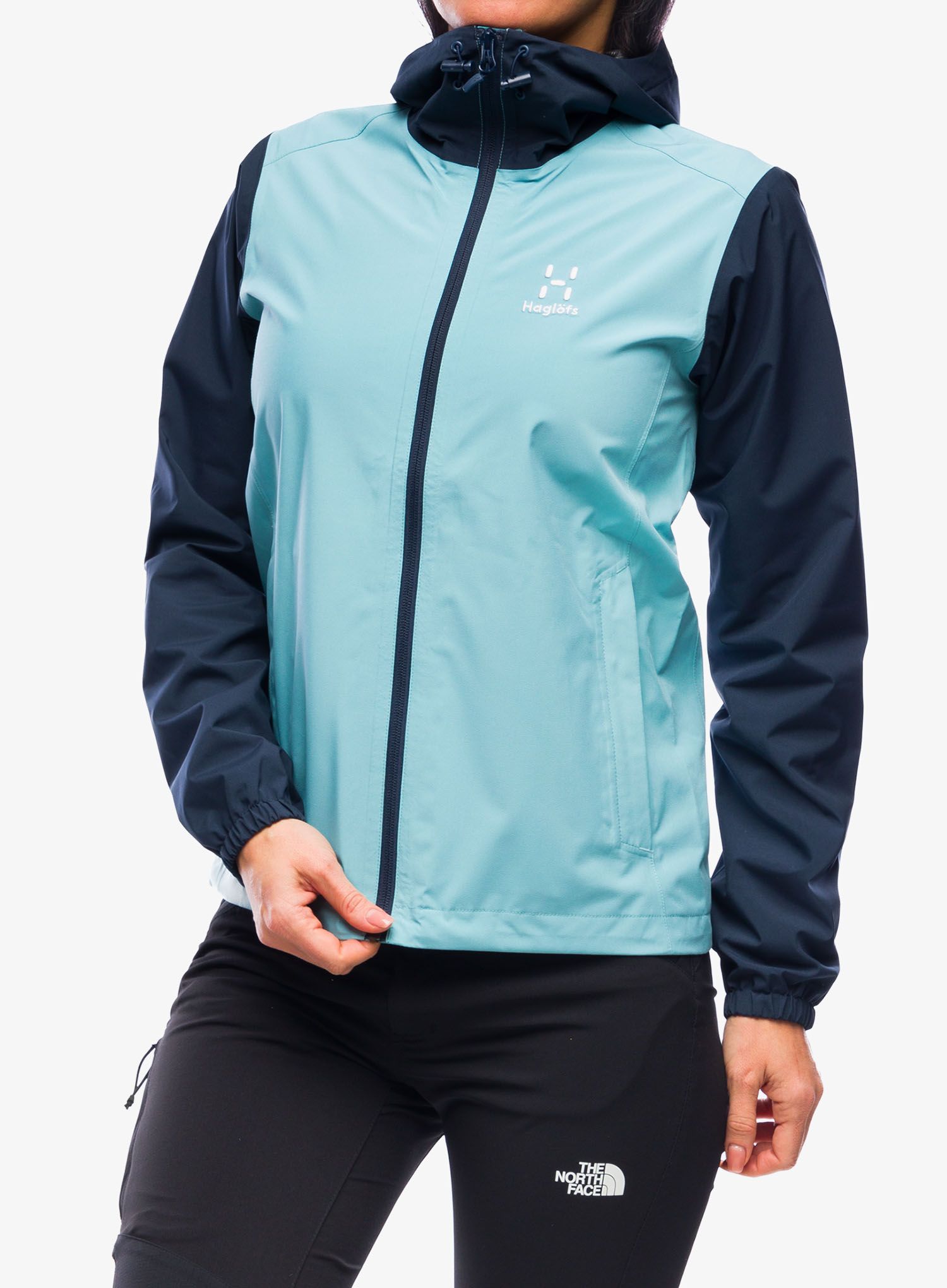 Ženska jakna s membranom Haglofs Buteo Jacket - frost blue/tarn blue