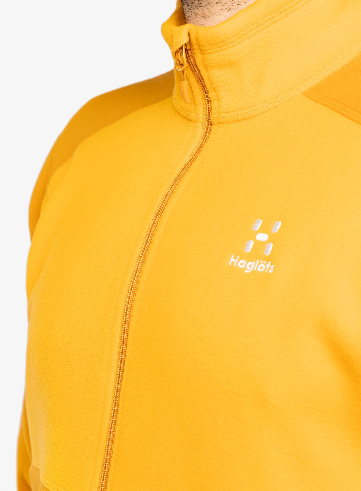 Dukserica od flisa Haglofs Buteo Mid Jacket - desert yellow/sunny yellow