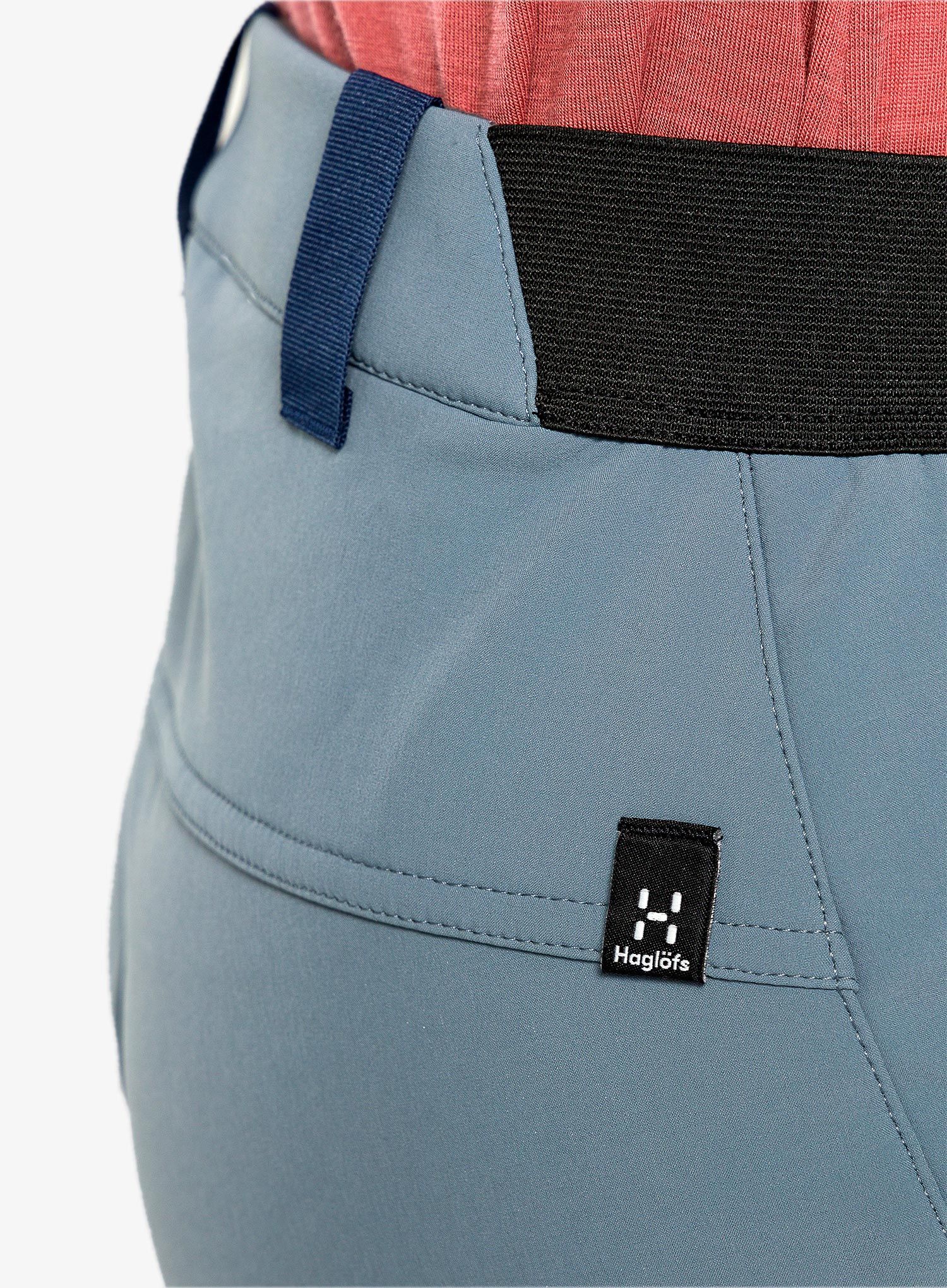 Ženske softshell hlače Haglofs Chilly Softshell Pant - steel blue/tarn blue