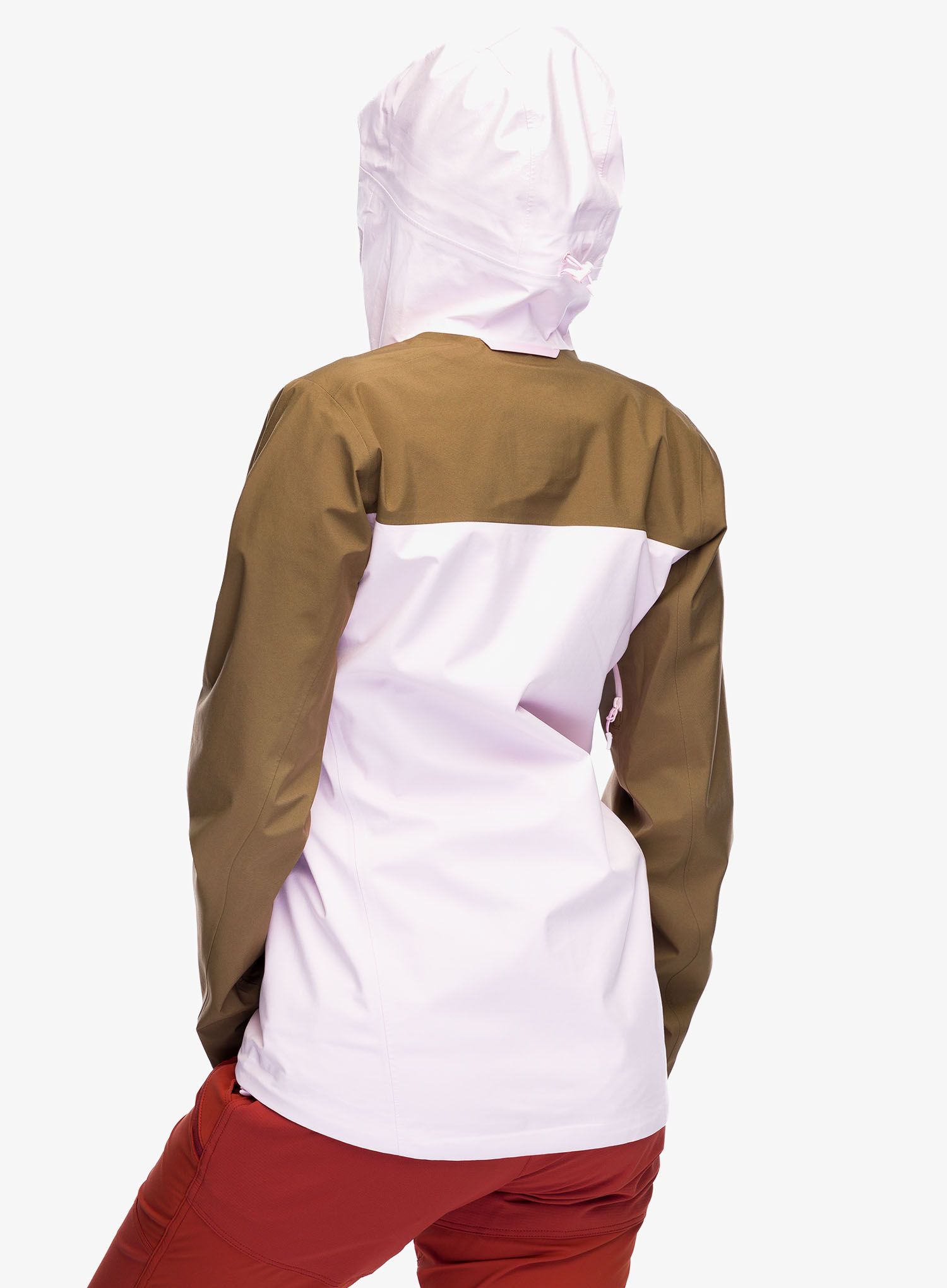 Ženska jakna s membranom Haglofs Front Proof Jacket - fresh pink/teak brown